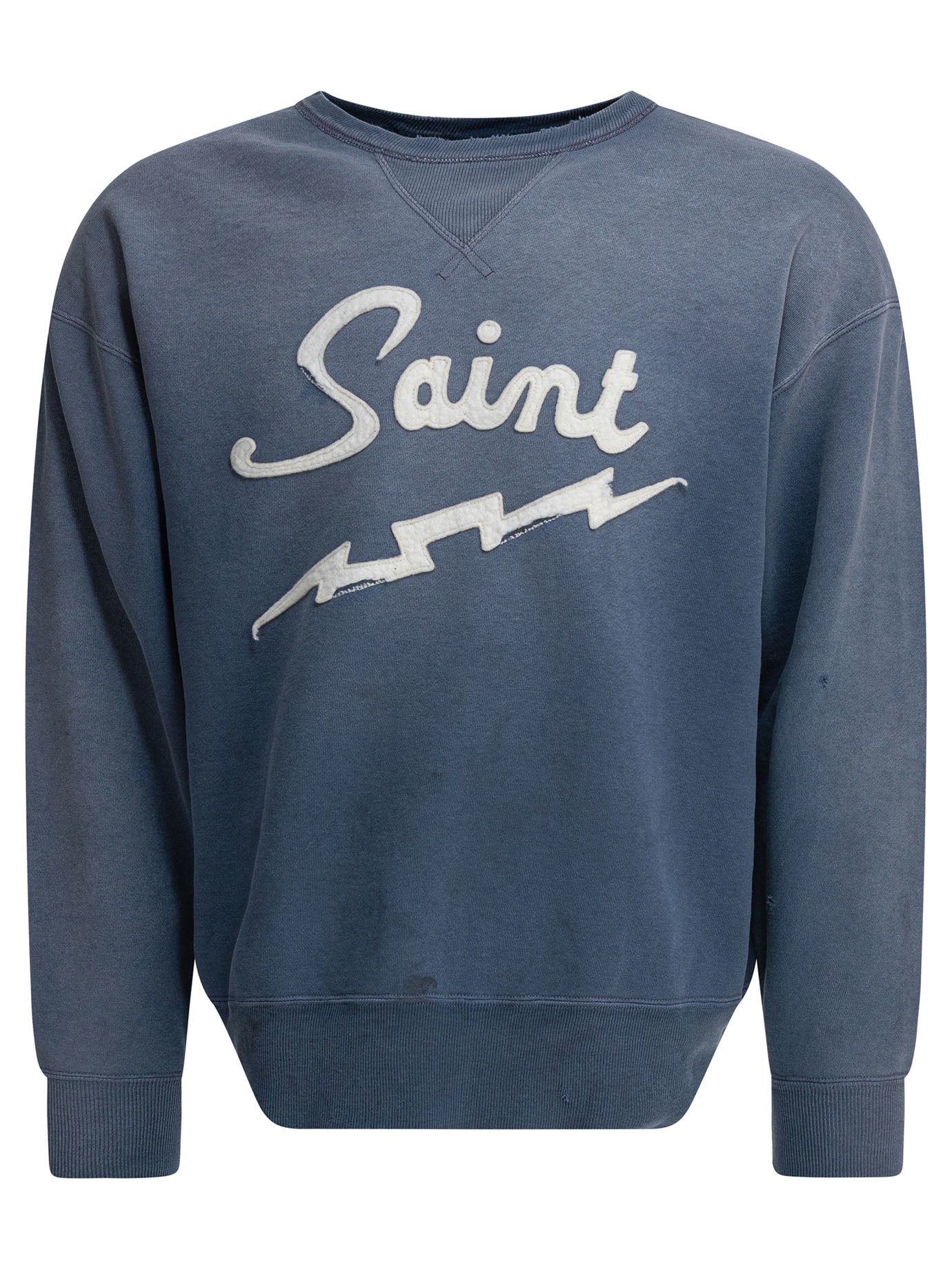 ©SAINT M×××××× Cotton Crewneck Sweatshirt