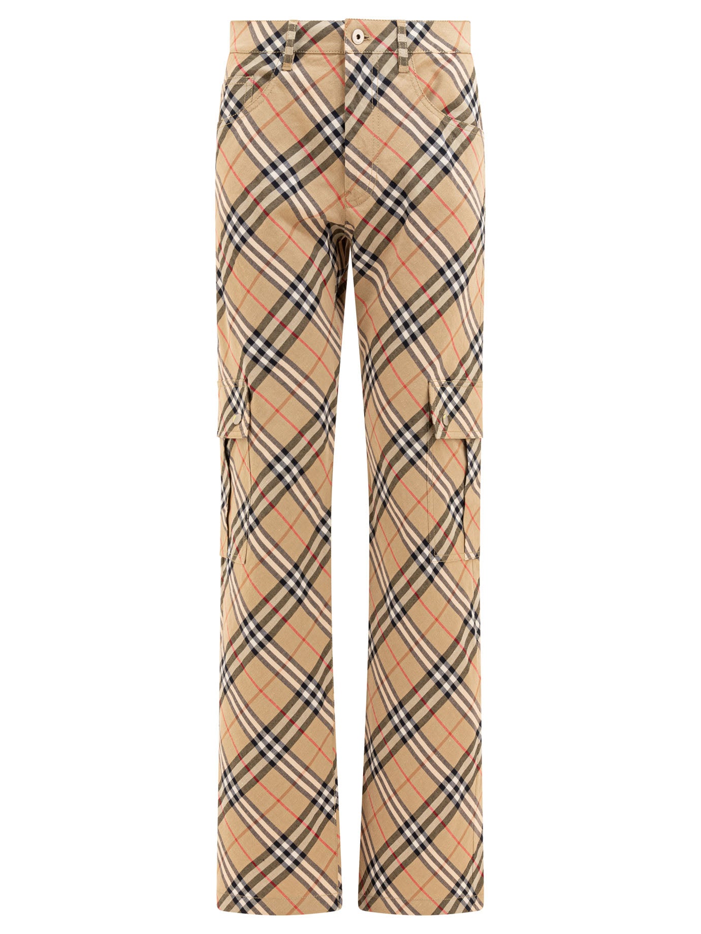Burberry Check Cargo Trousers