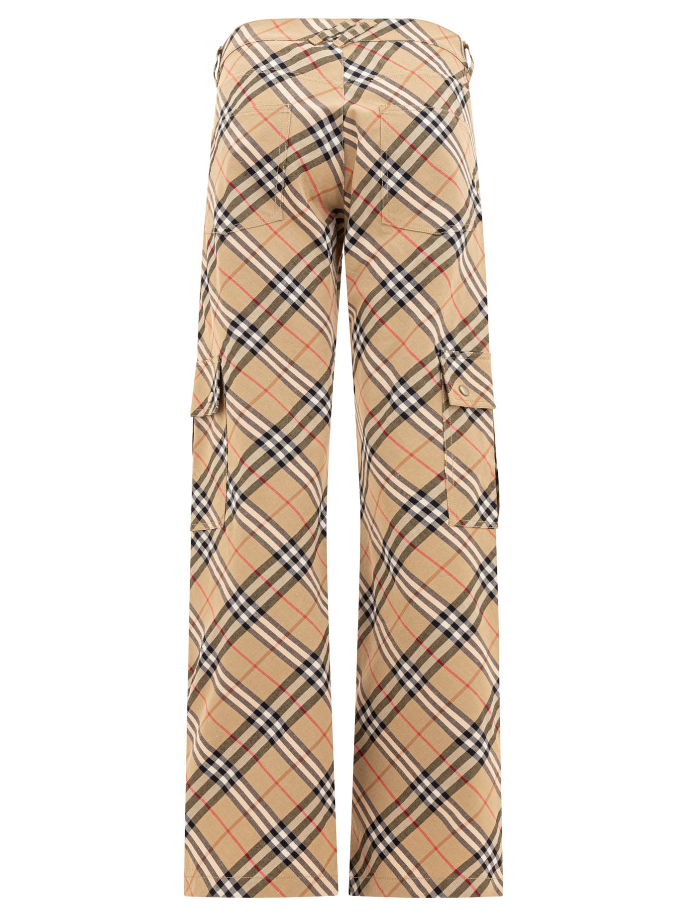 Burberry Check Cargo Trousers