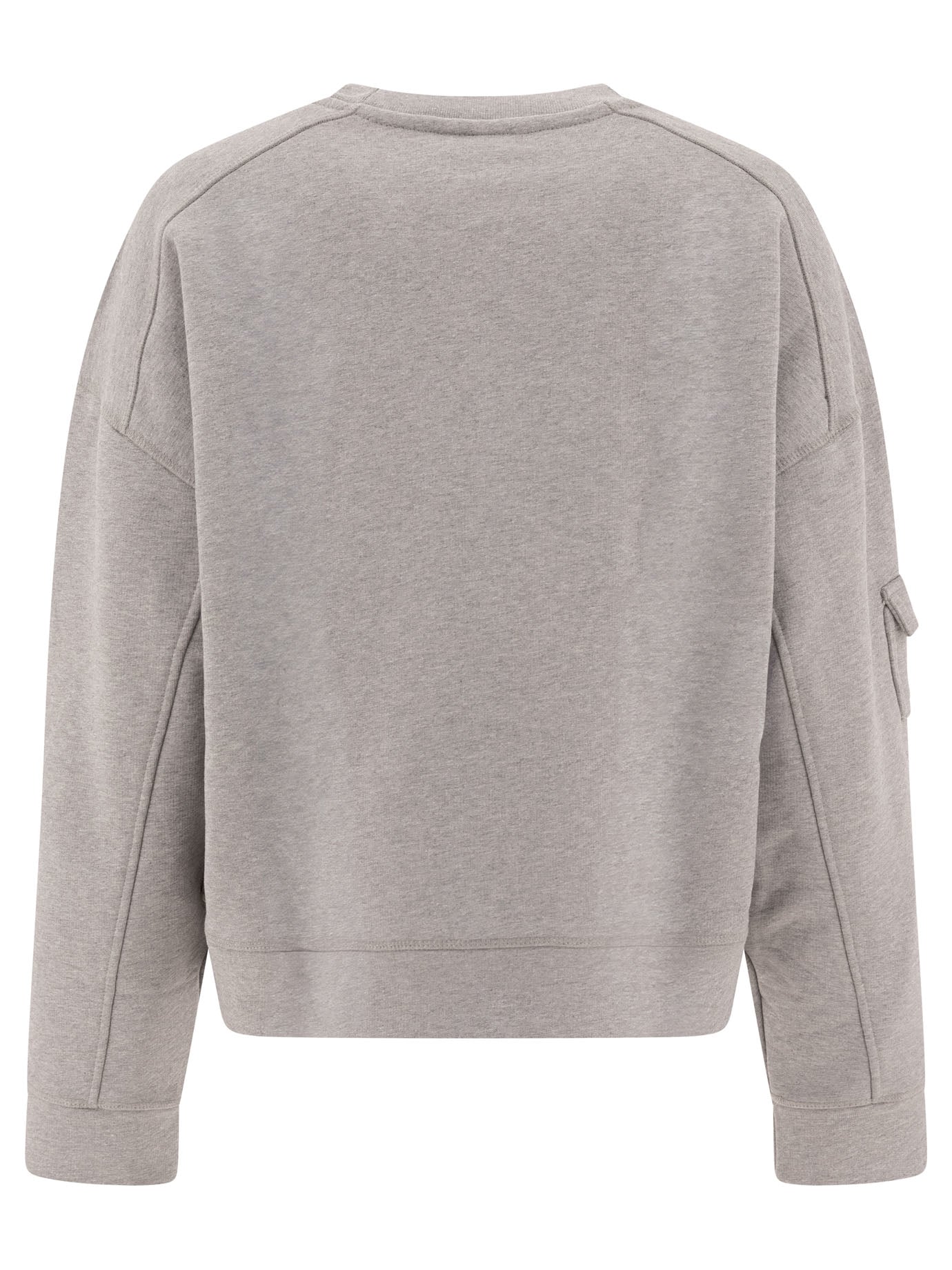 Ganni Sweatshirt With Asymmetrical Pockets