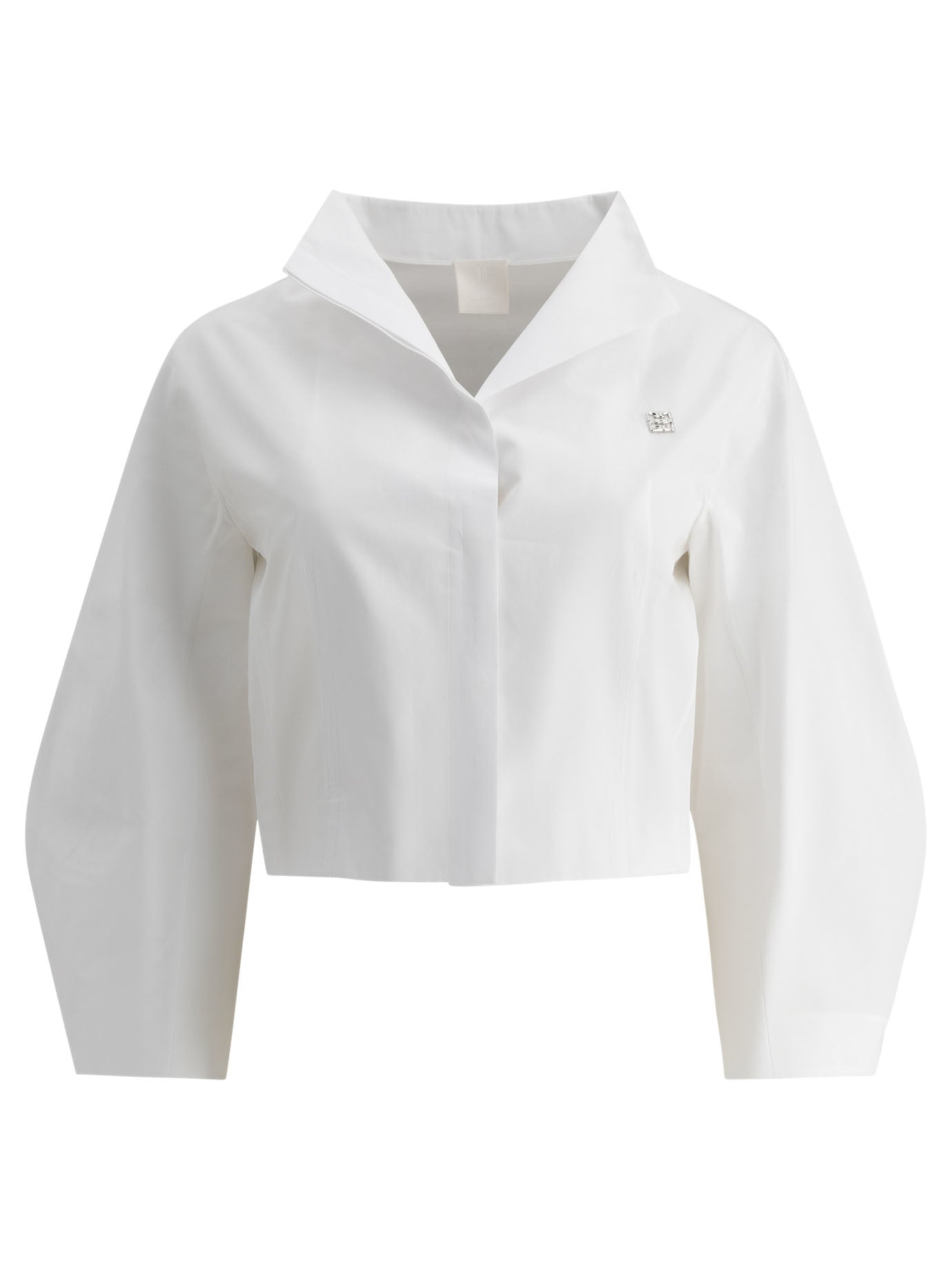 Givenchy Cropped Poplin Shirt