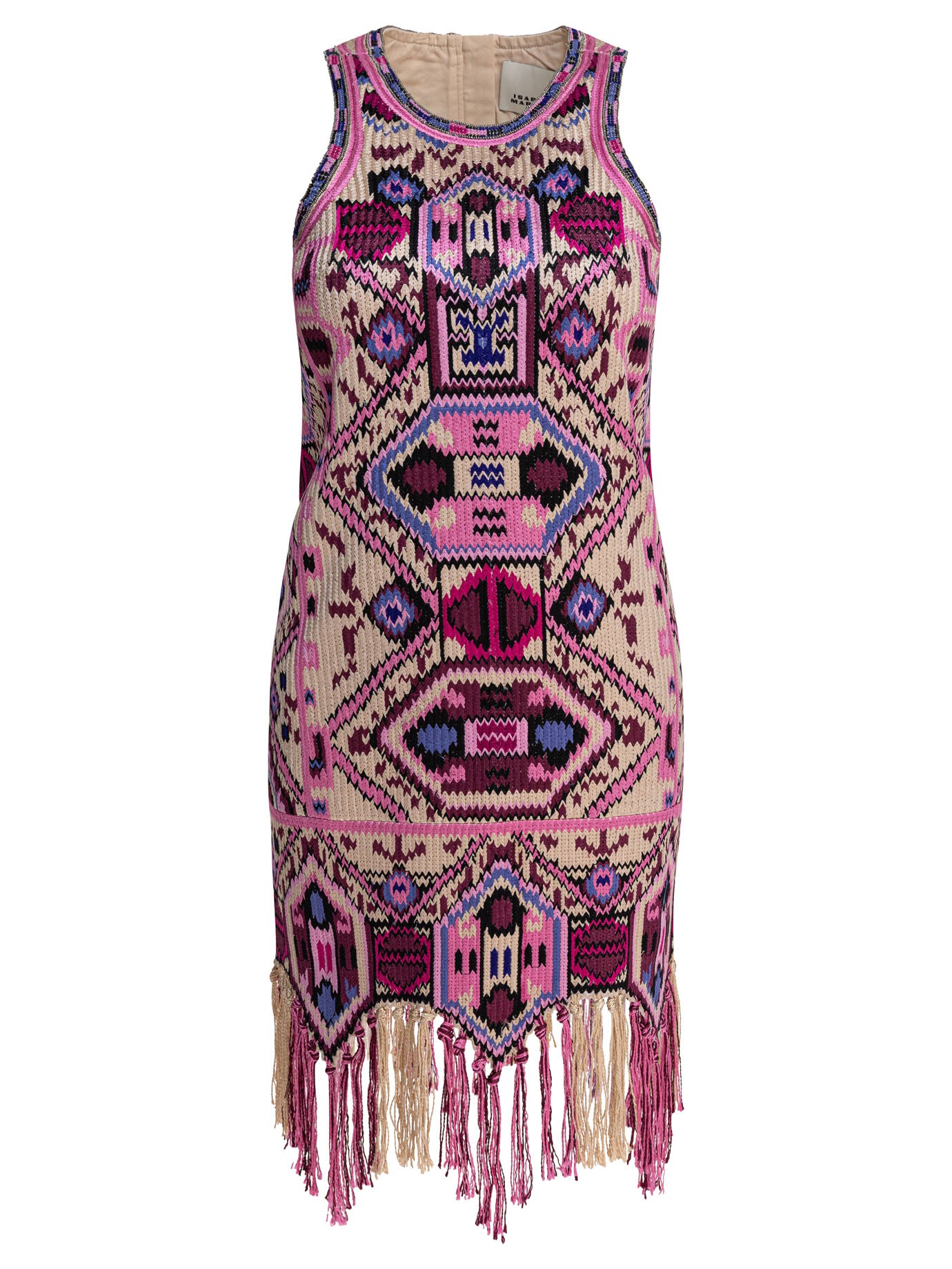 Isabel Marant Embroidered Dress With Bangs