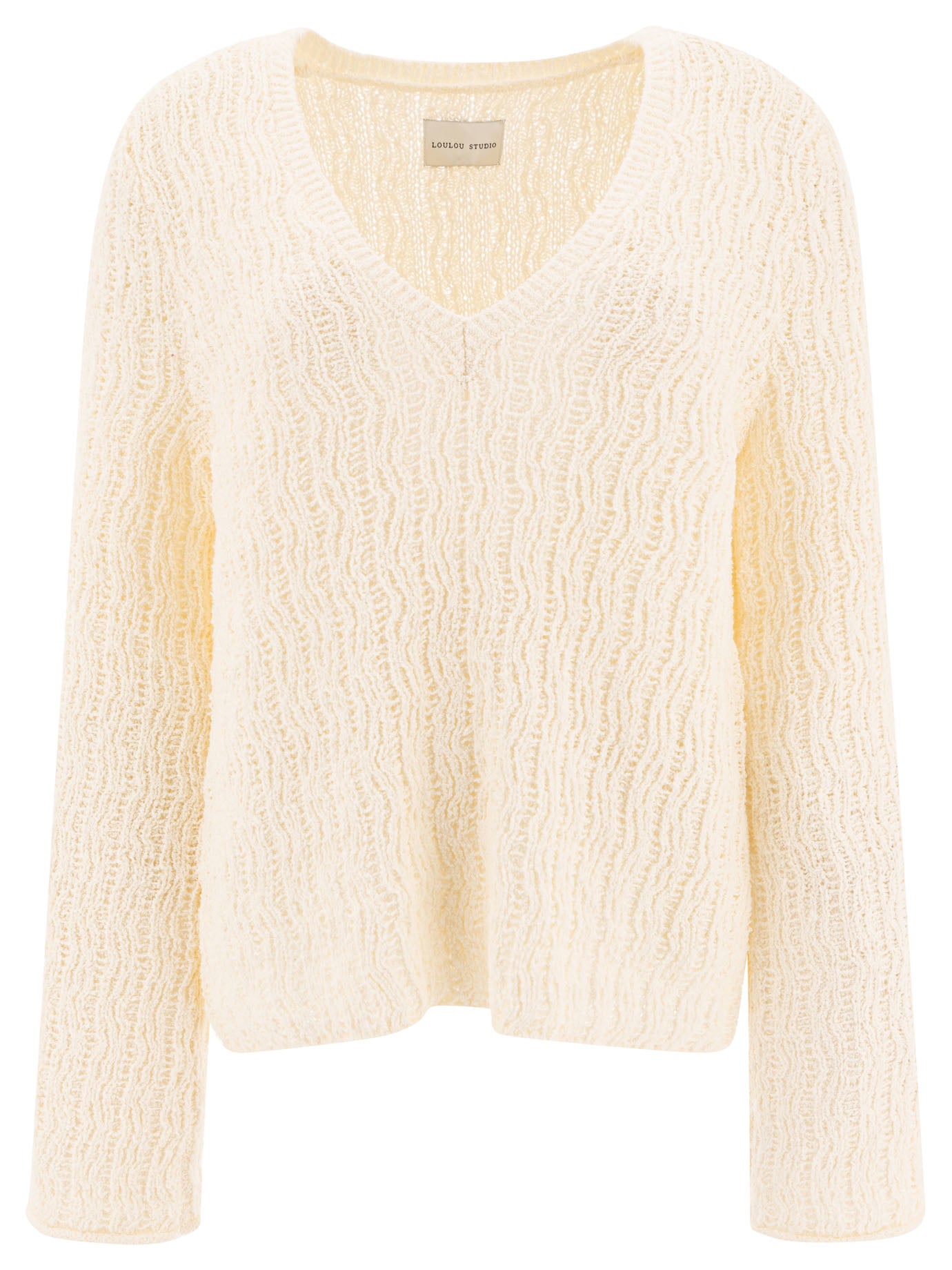 Loulou Studio Komo V-Neck Sweater