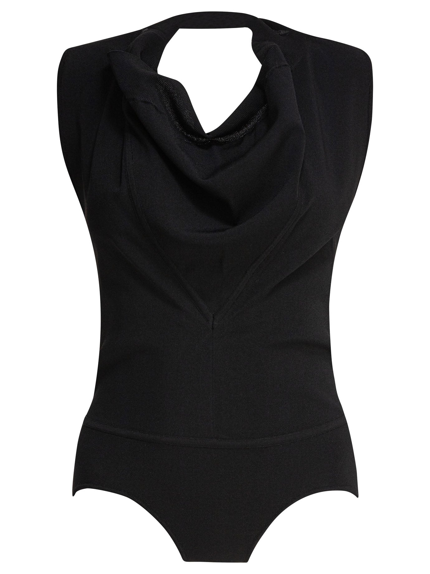 Max Mara Sportmax Sleeveless Draped Bodysuit