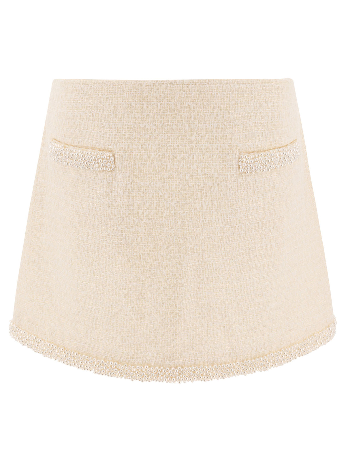 Self-portrait Beaded Miniskirt