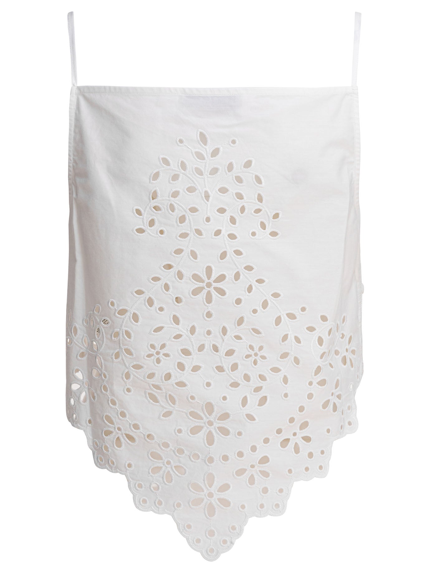 Self-portrait Cotton Embroidered Top
