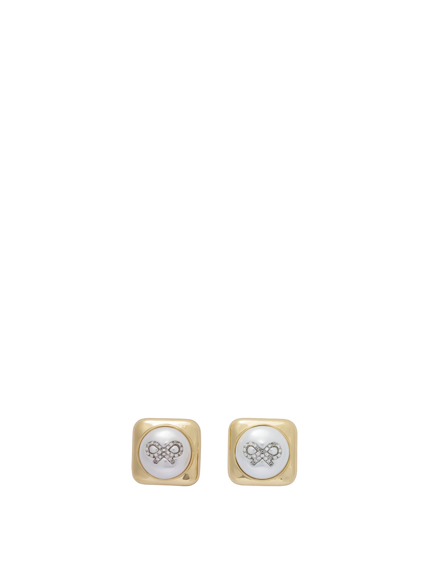 Self-portrait Square Earrings