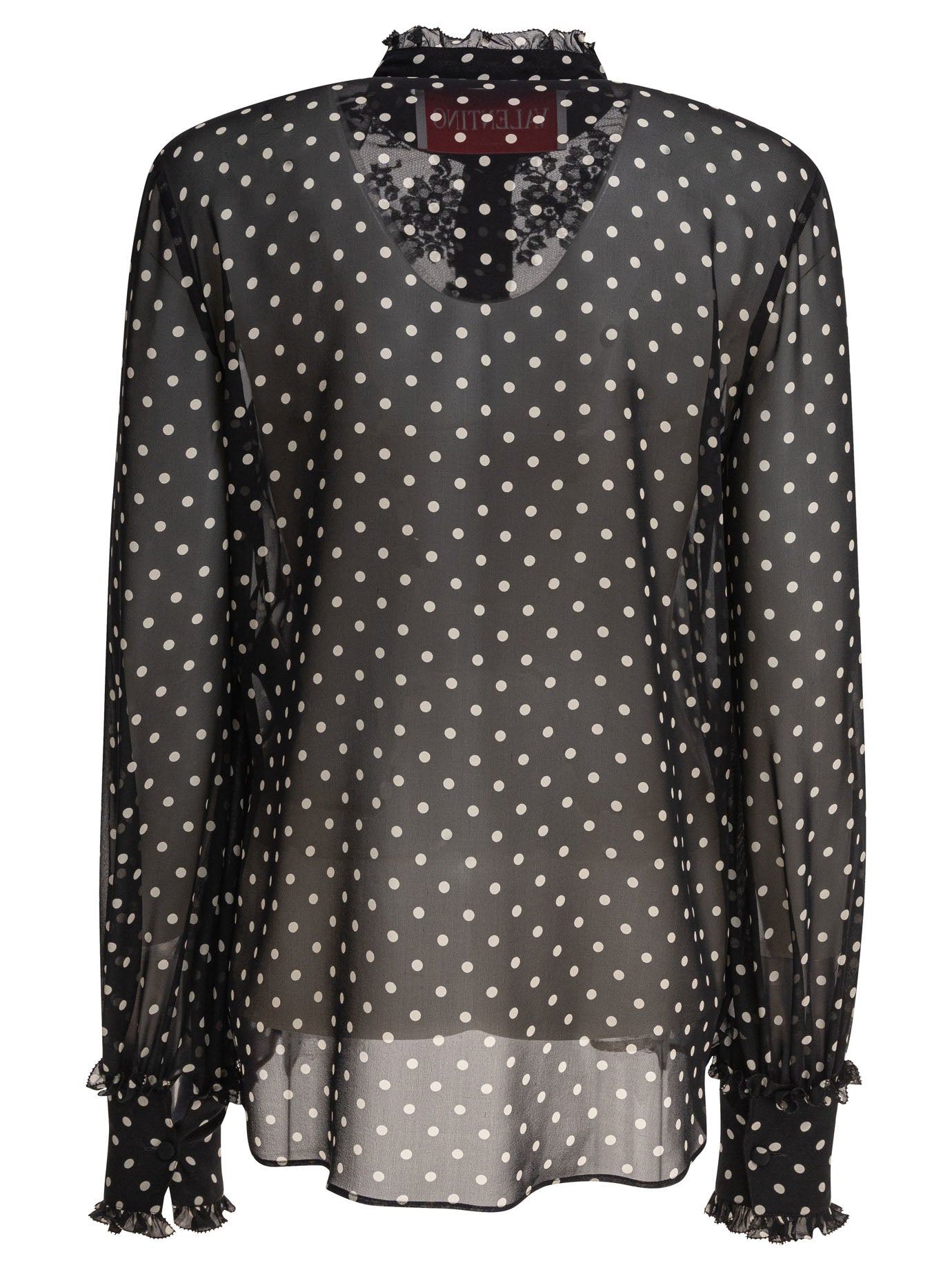 Valentino Silk Long-Sleeved Shirt