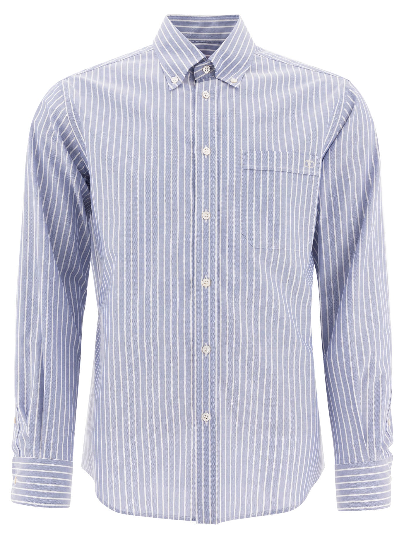 Valentino Cotton Striped Shirt