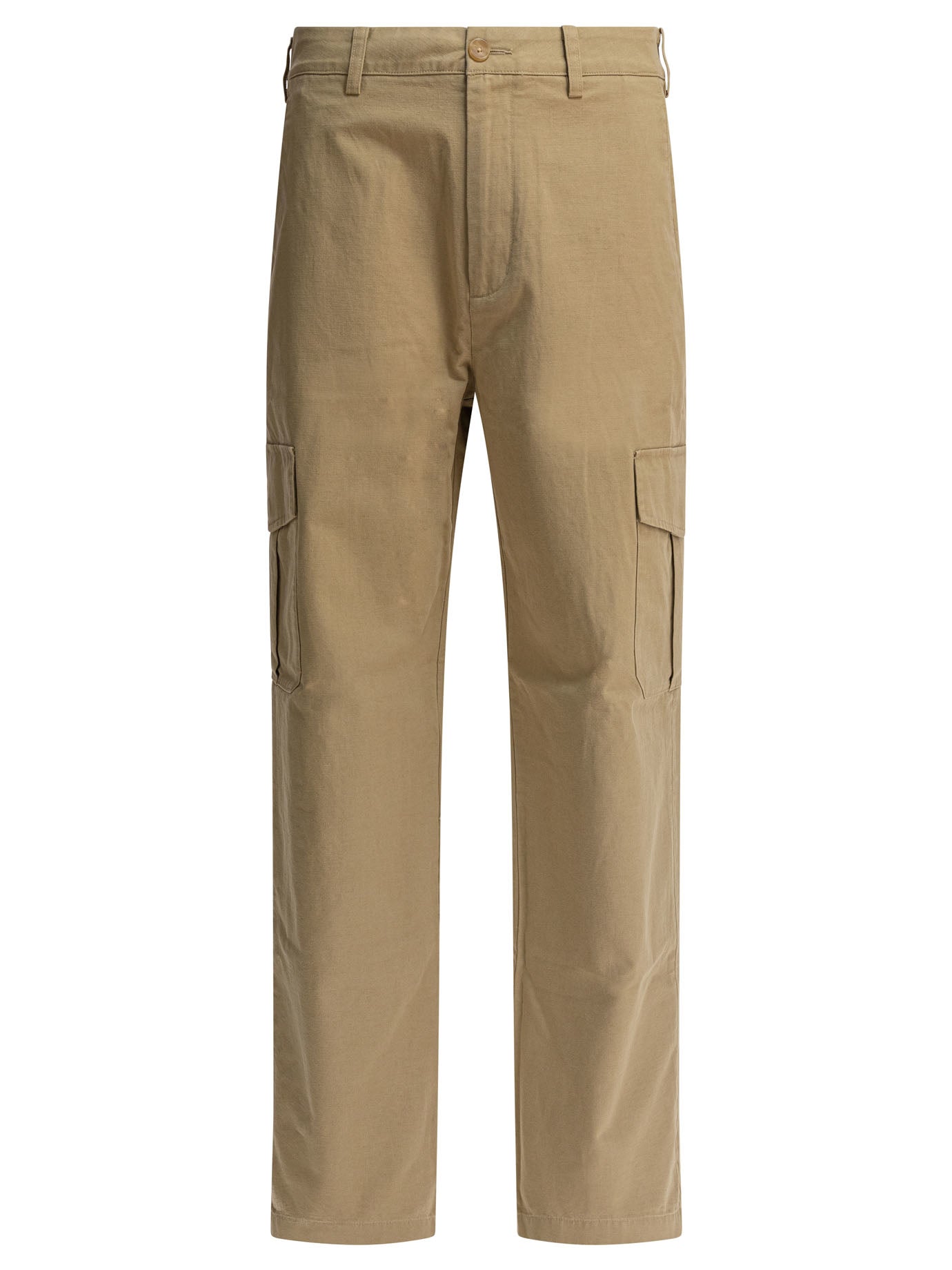 Vince Cotton And Linen Cargo Trousers