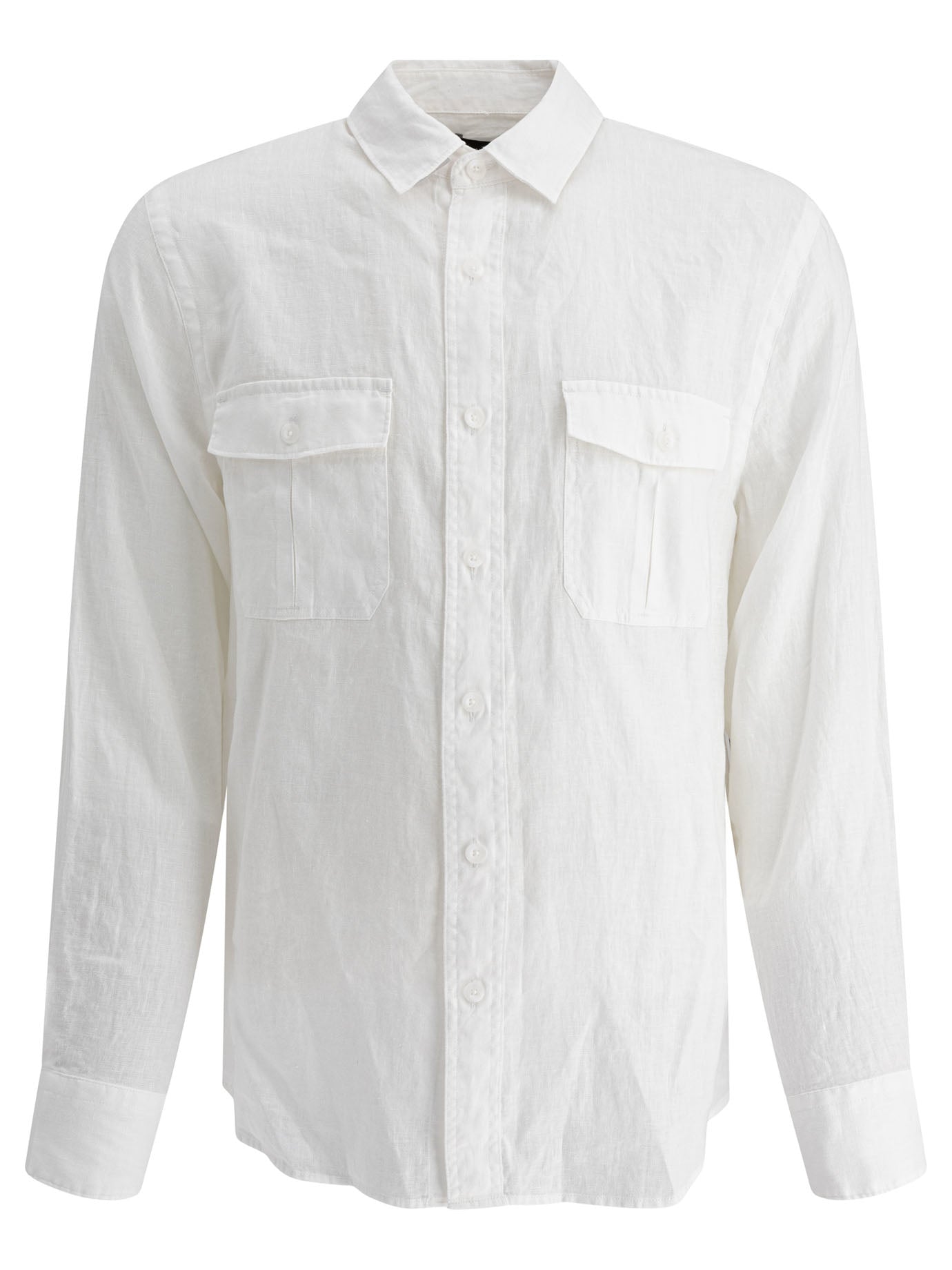 Vince Linen Utility Shirt