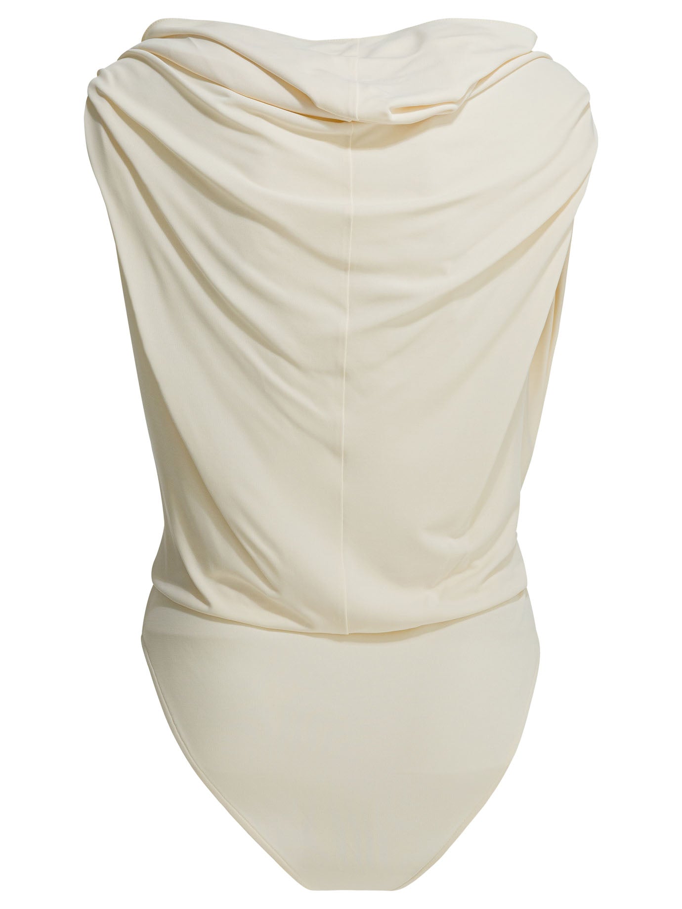 Alaïa Draped Bodysuit With Hood