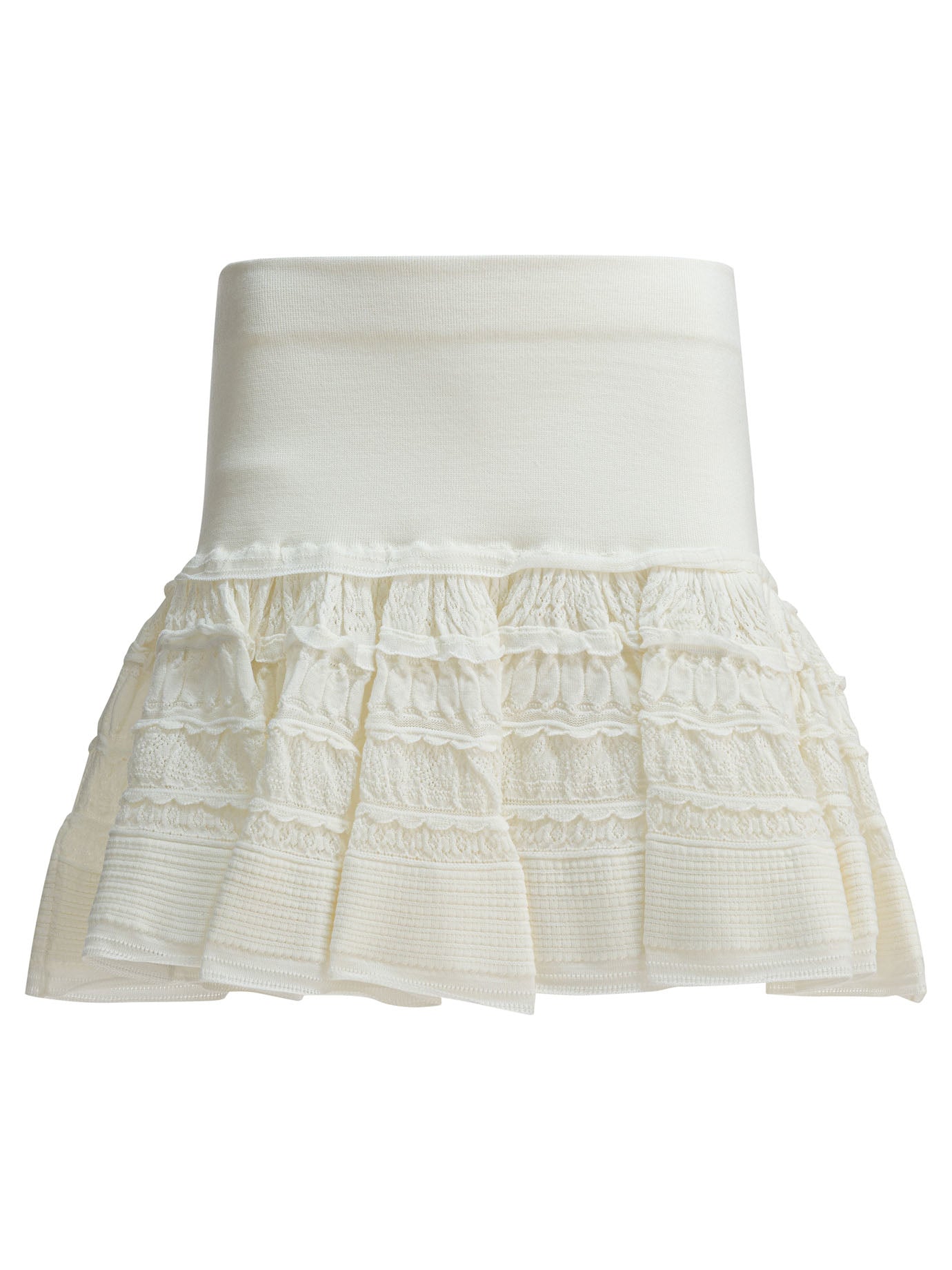 Alaïa Miniskirt With Ruffles
