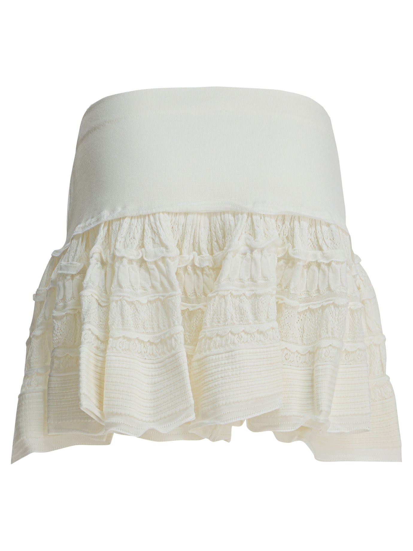 Alaïa Miniskirt With Ruffles