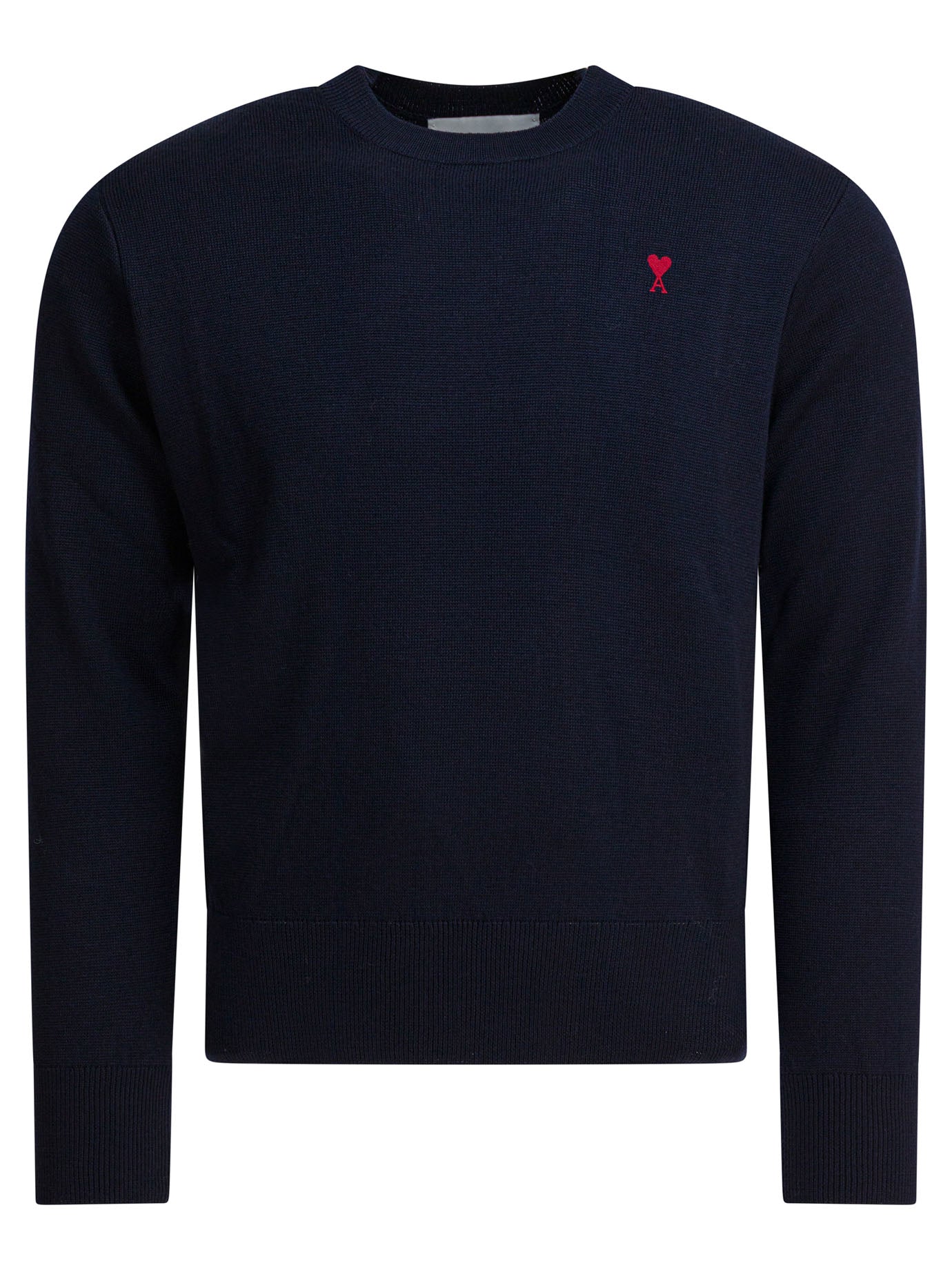 Ami Paris Wool Crewneck Sweater