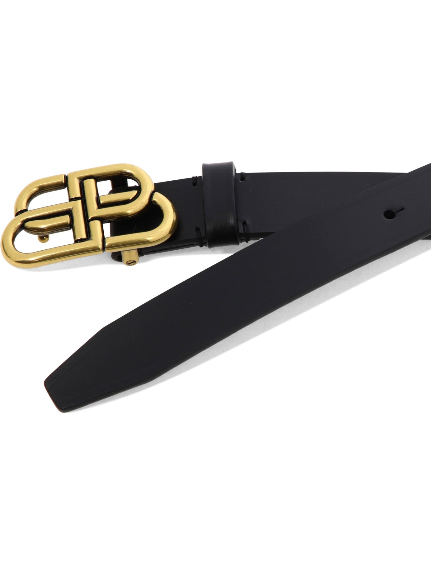 Balenciaga Bb Leather Belt