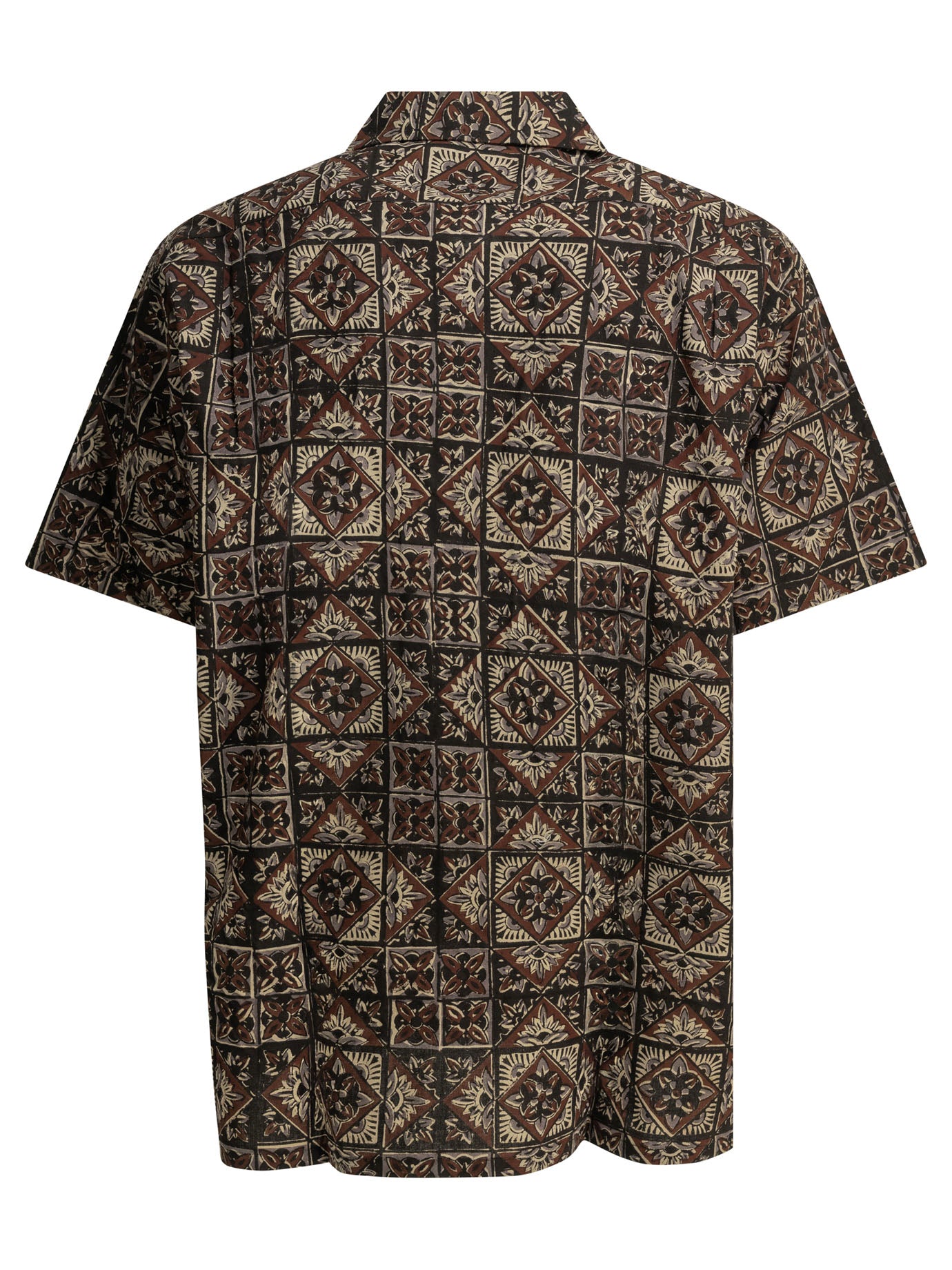 Beams Plus Block Print Casual Shirt