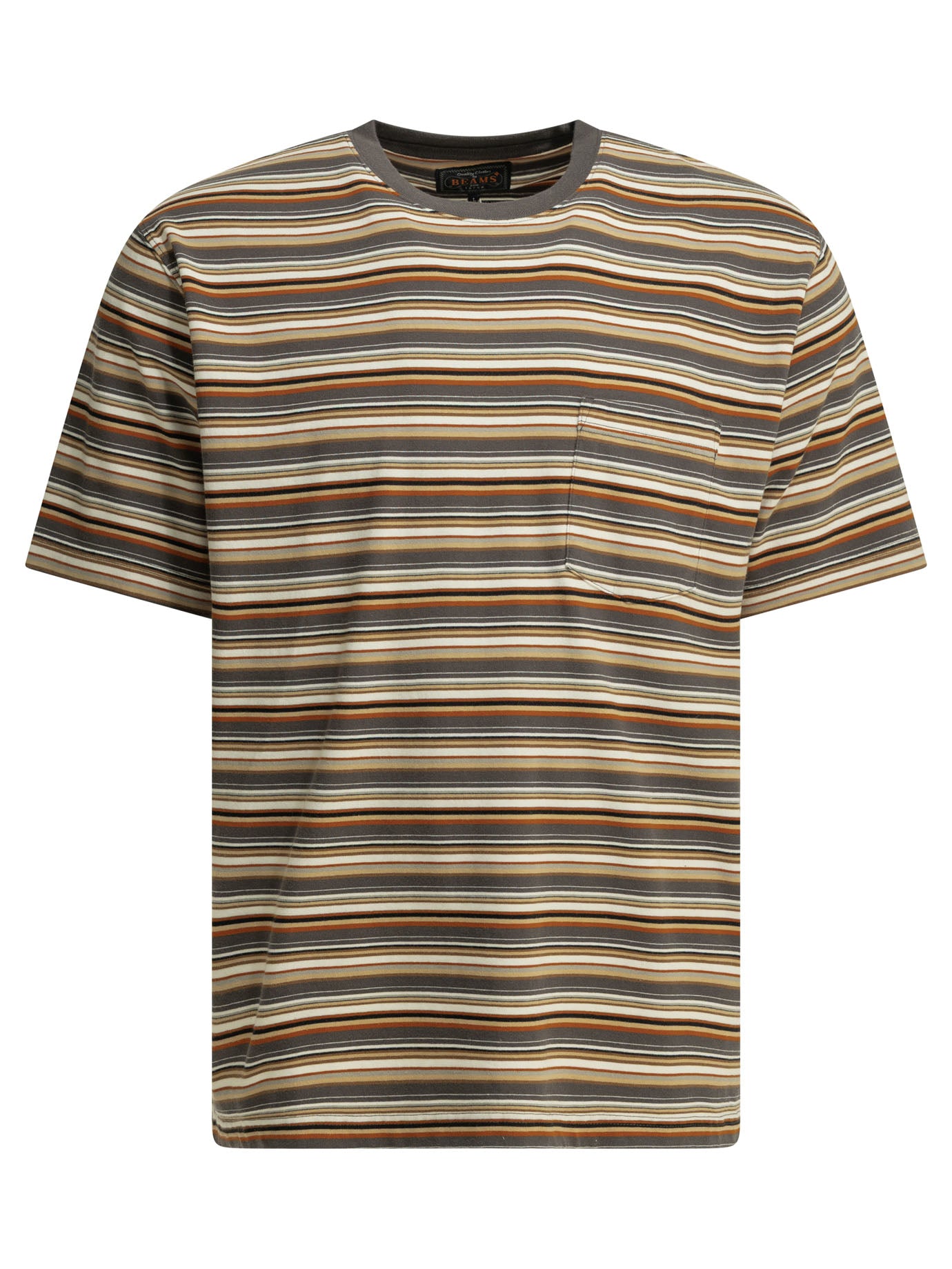 Beams Plus Striped Crew-Neck T-Shirt