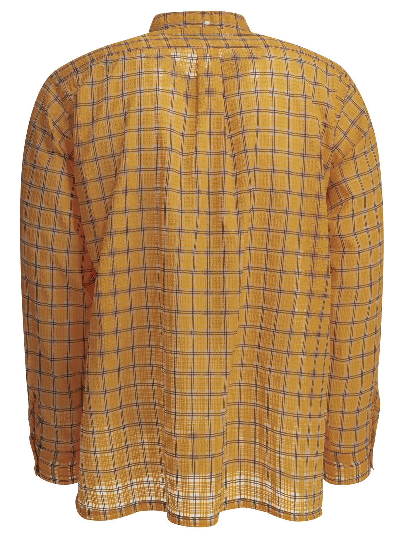 Beams Plus Open Db Nylon Airy Plaid Casual Shirt