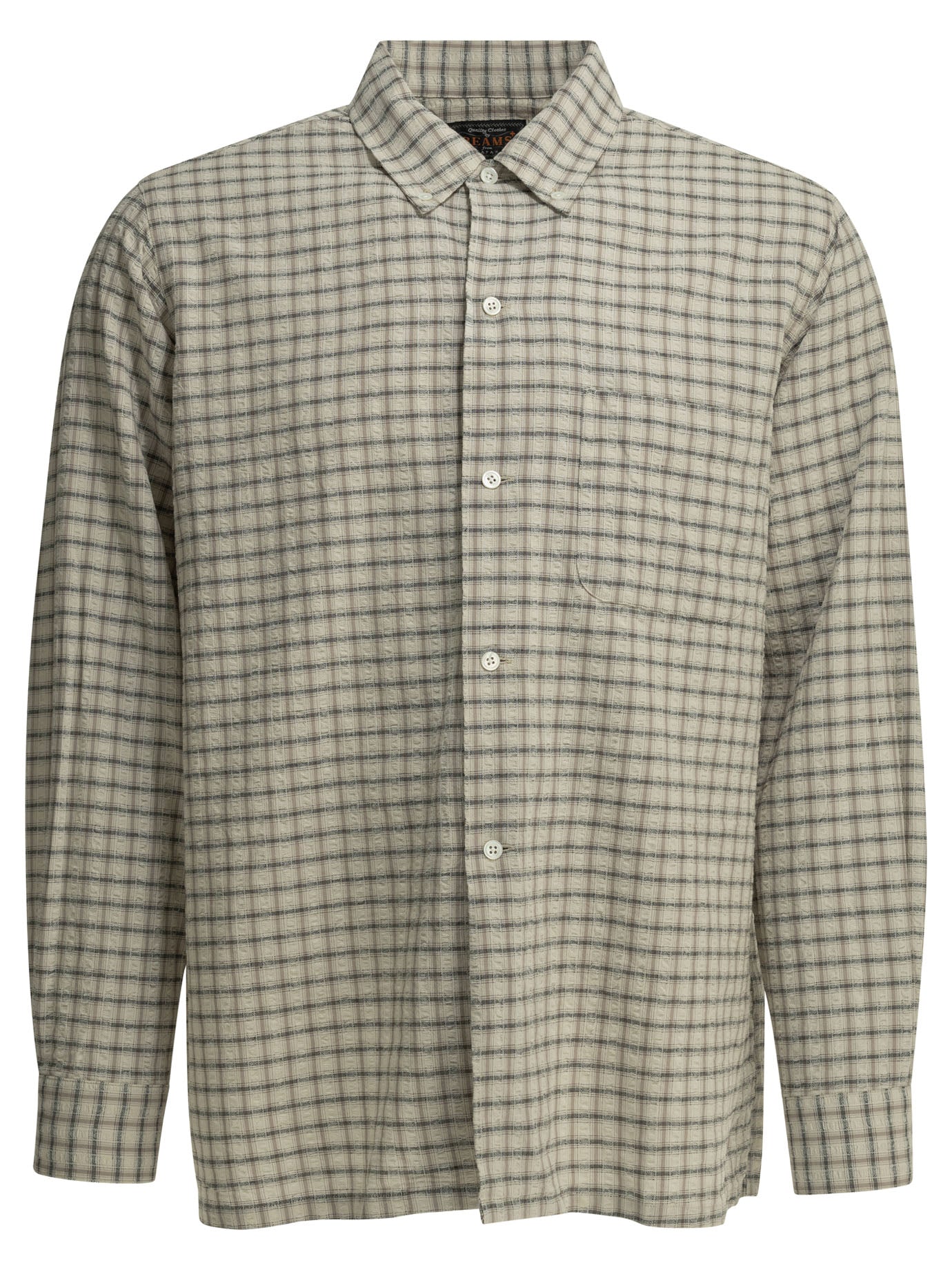 Beams Plus Open Bd Sucker Casual Shirt