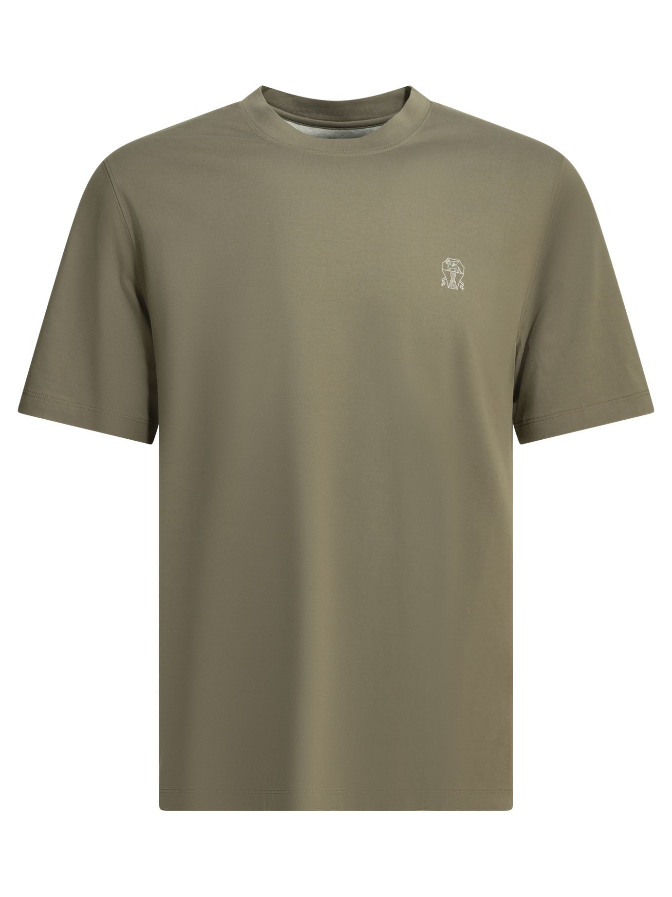 Brunello Cucinelli Crew-Neck T-Shirt With Logo