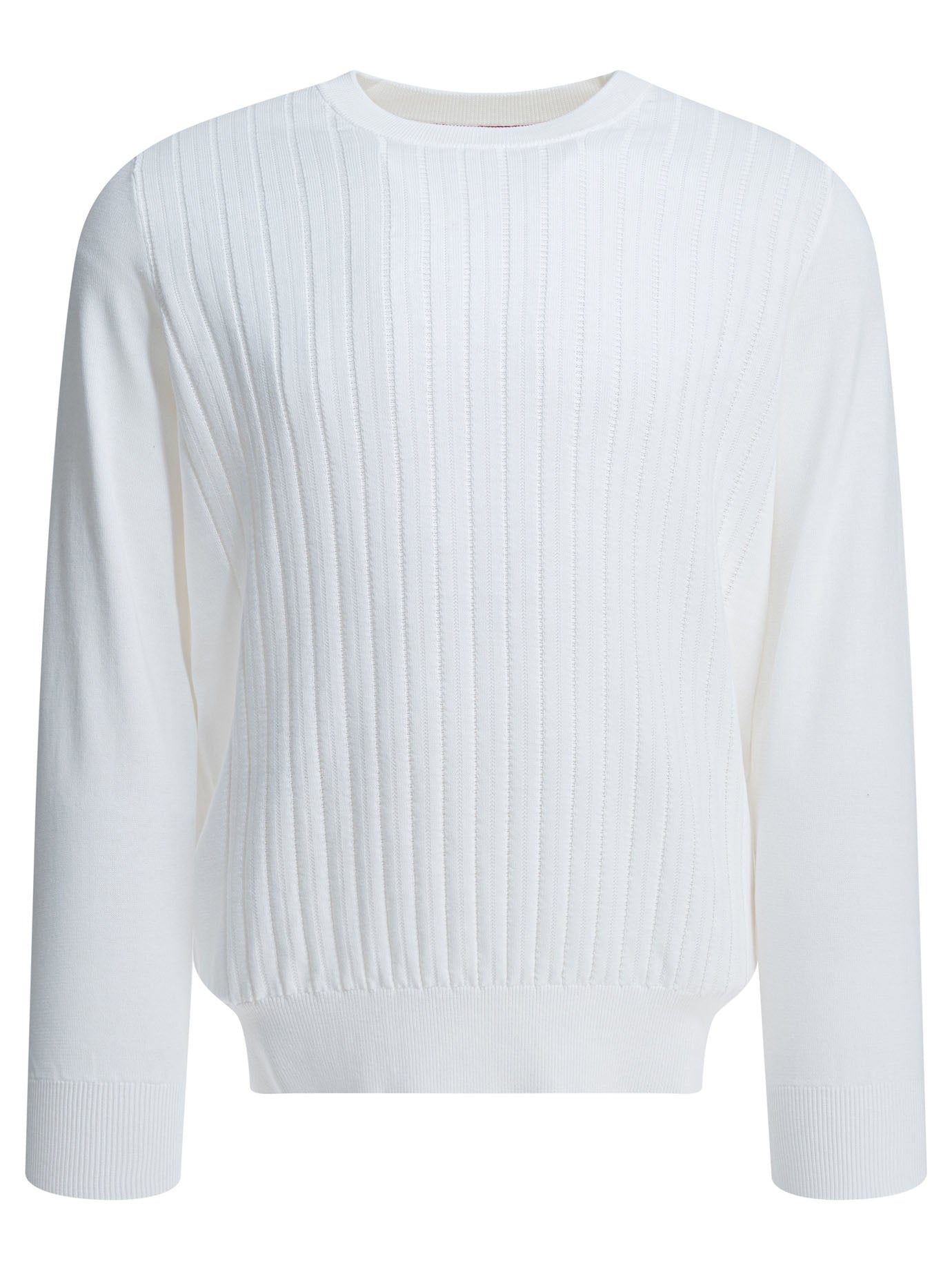 Brunello Cucinelli Ribbed Crew-Neck Sweater