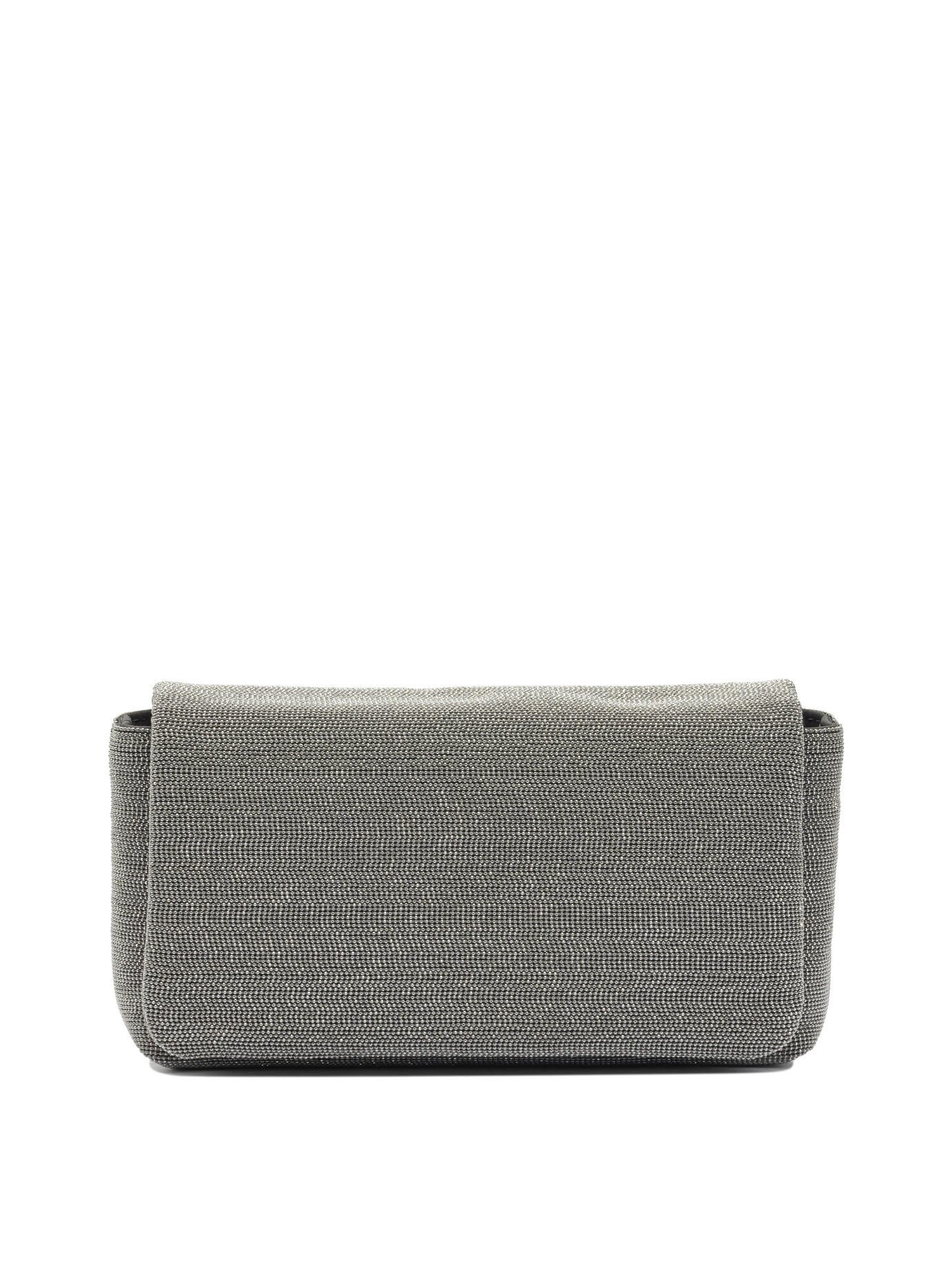 Brunello Cucinelli Flap Precious Crossbody Bag