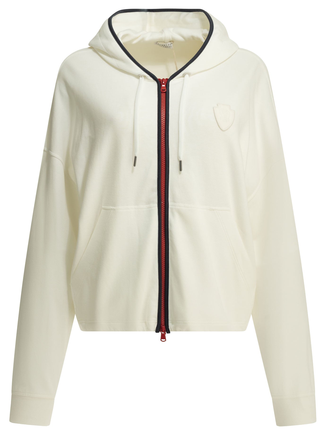 Brunello Cucinelli Zip-Up Sweatshirt With Logo
