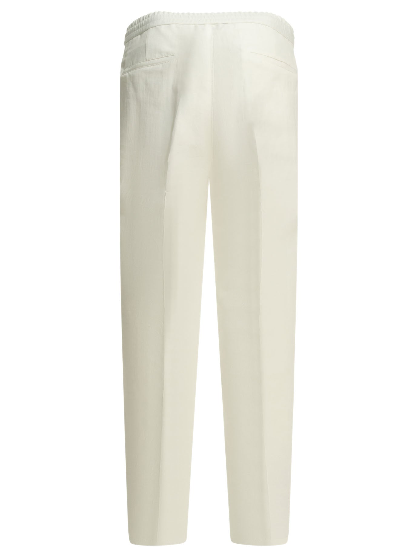 Brunello Cucinelli Casual Linen And Cotton Pants