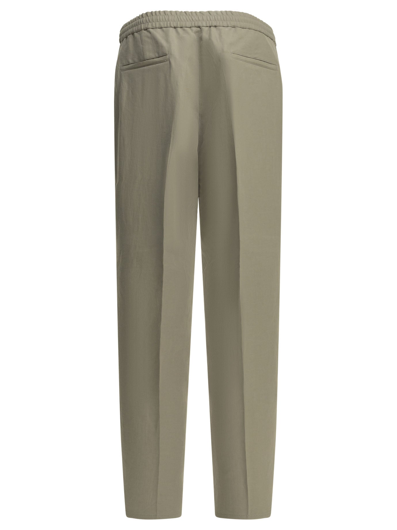 Brunello Cucinelli Casual Linen And Cotton Pants