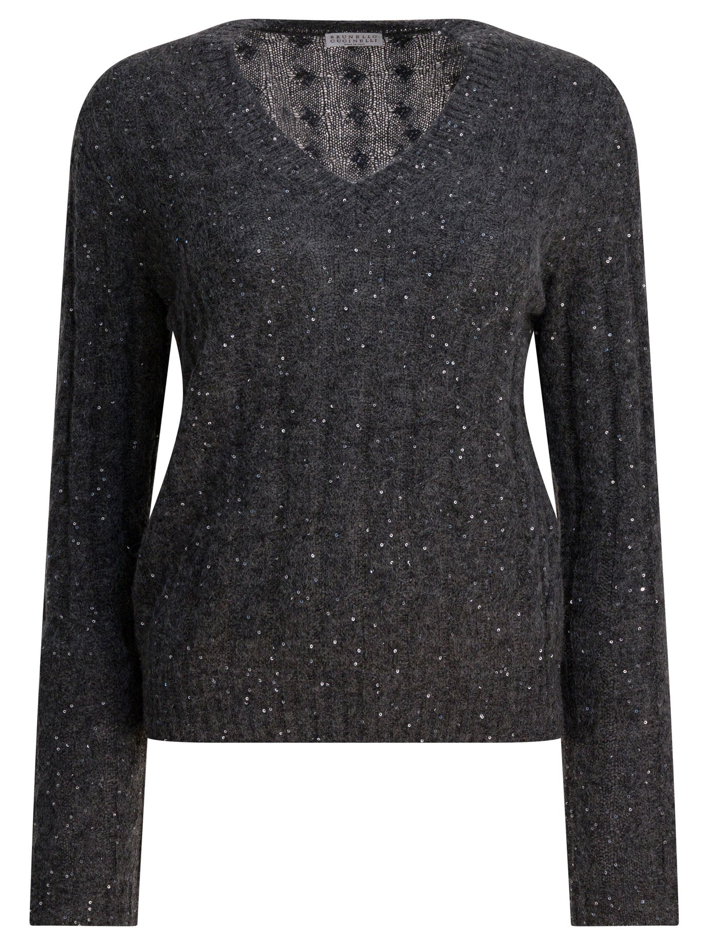 Brunello Cucinelli Dazzling Cable Sweater