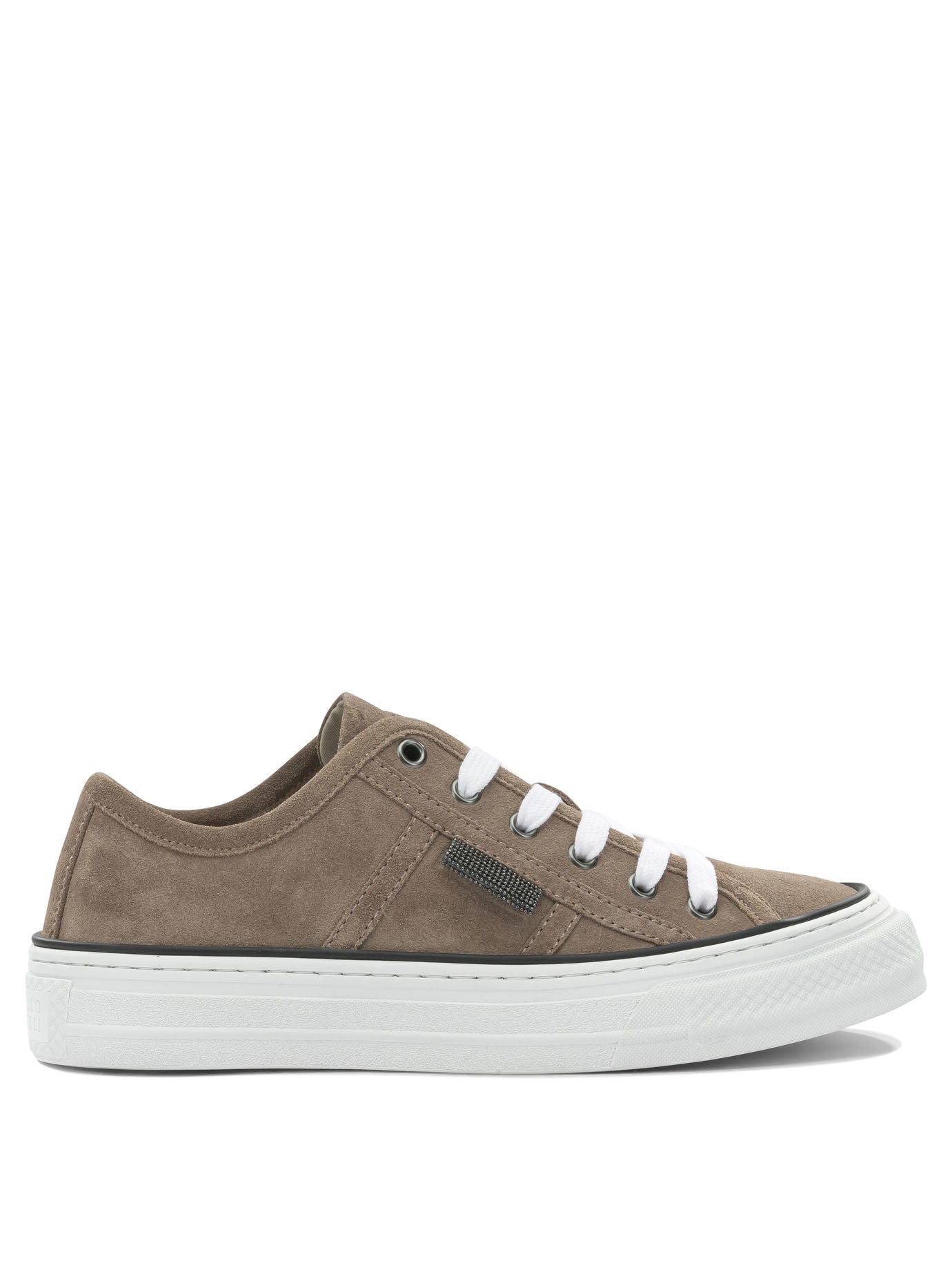 Brunello Cucinelli Shiny Tab Low Sneakers