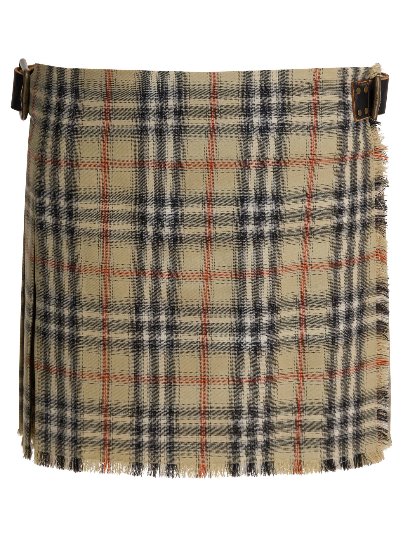 Burberry Wool Check Mini Kilt