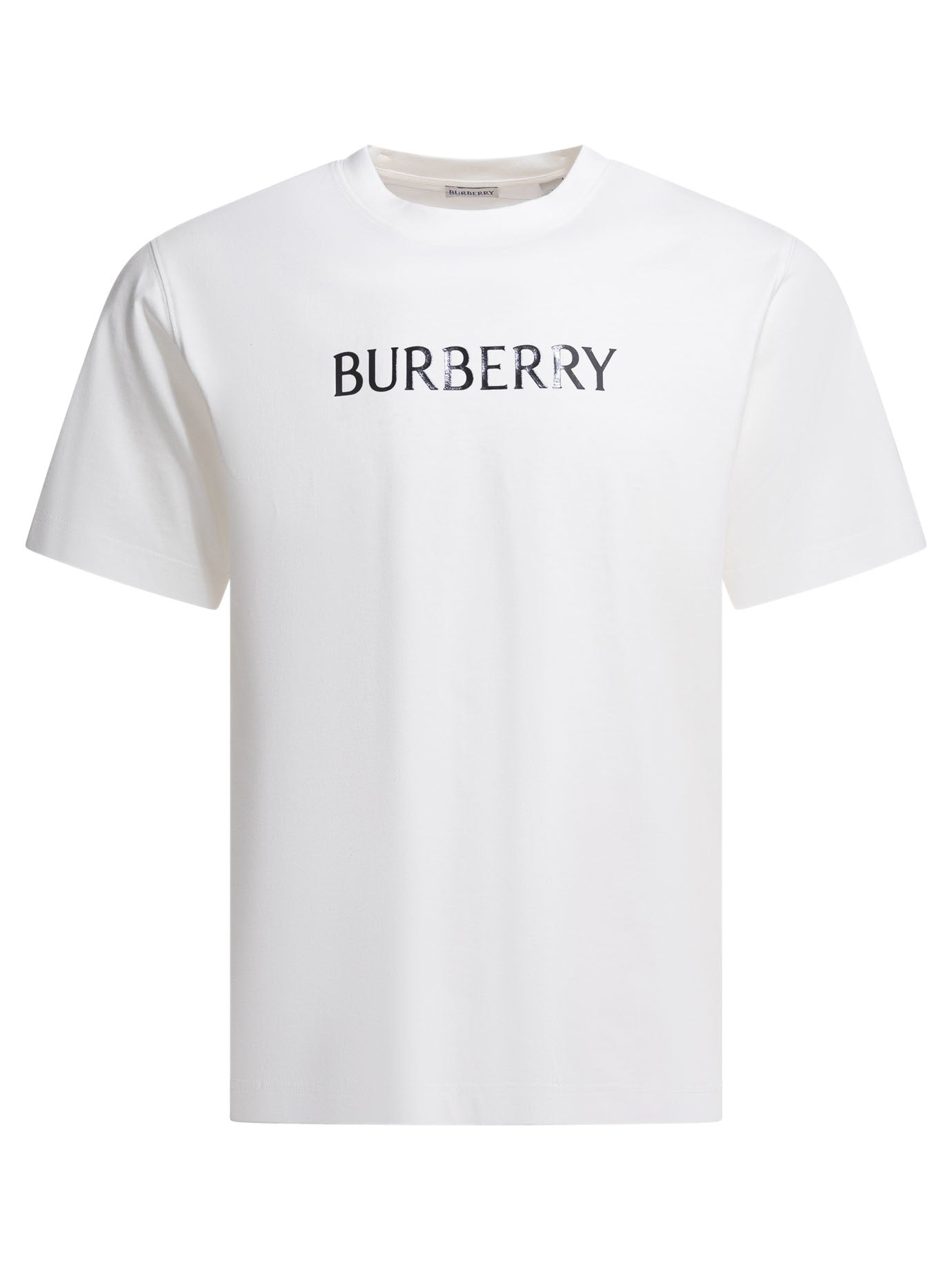 Burberry Cotton T-Shirt With Logo