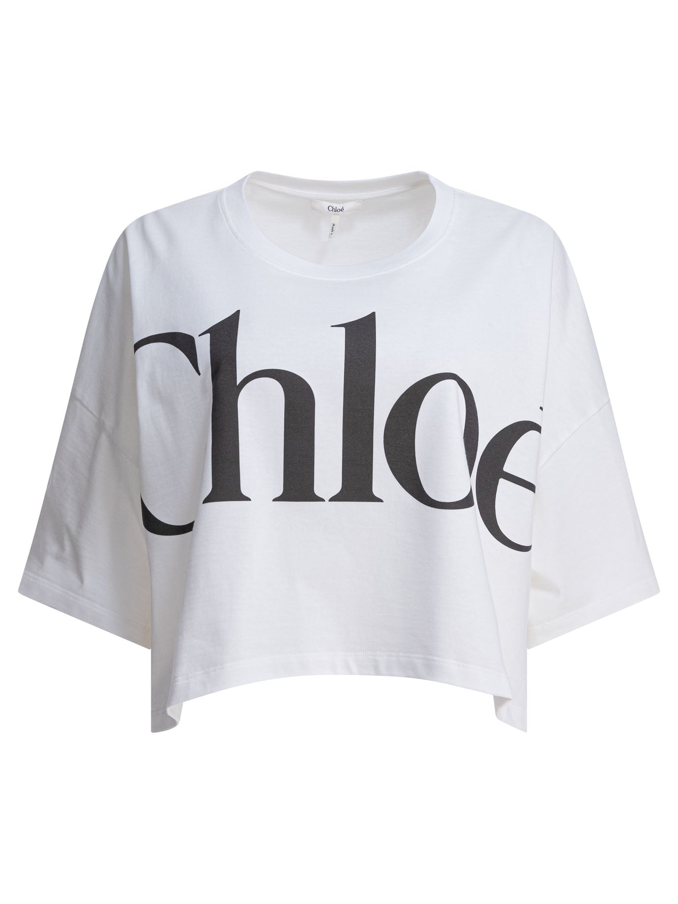 Chloé Boxy T-Shirt In Cotton Jersey