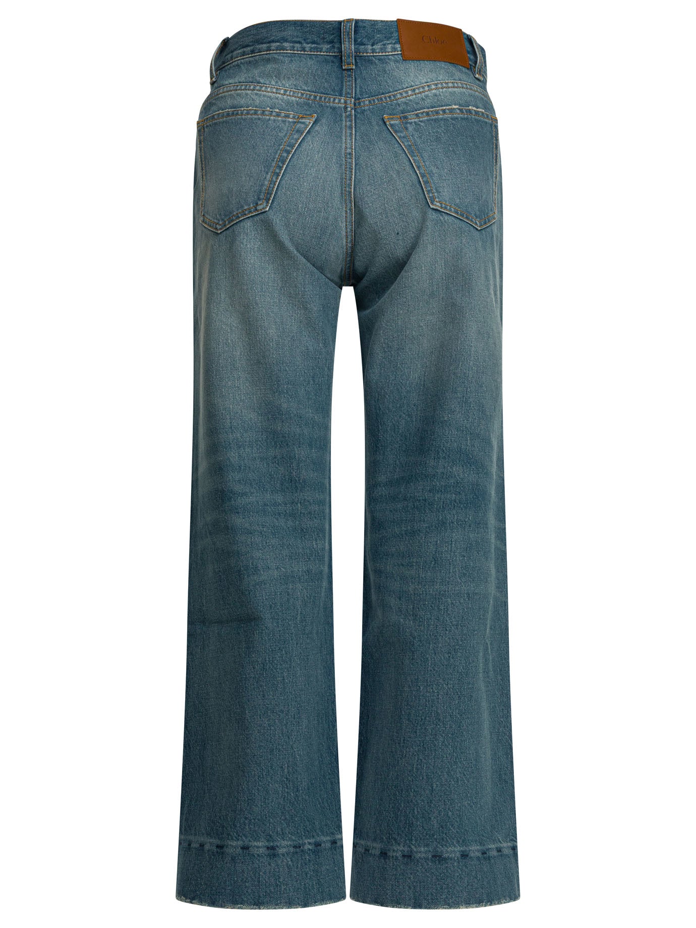 Chloé Short Wide Leg Jeans