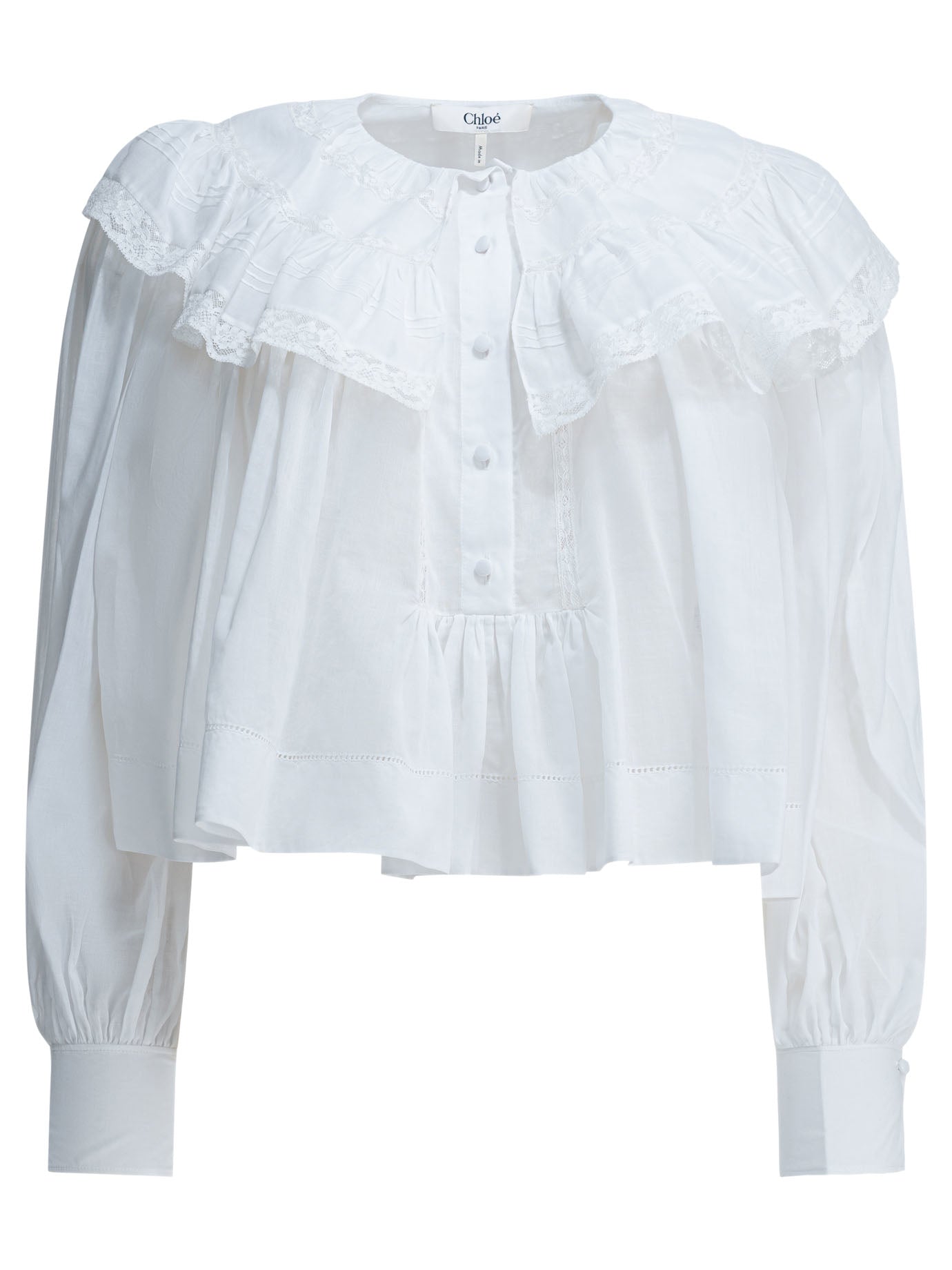 Chloé Casual Top With Ruffles