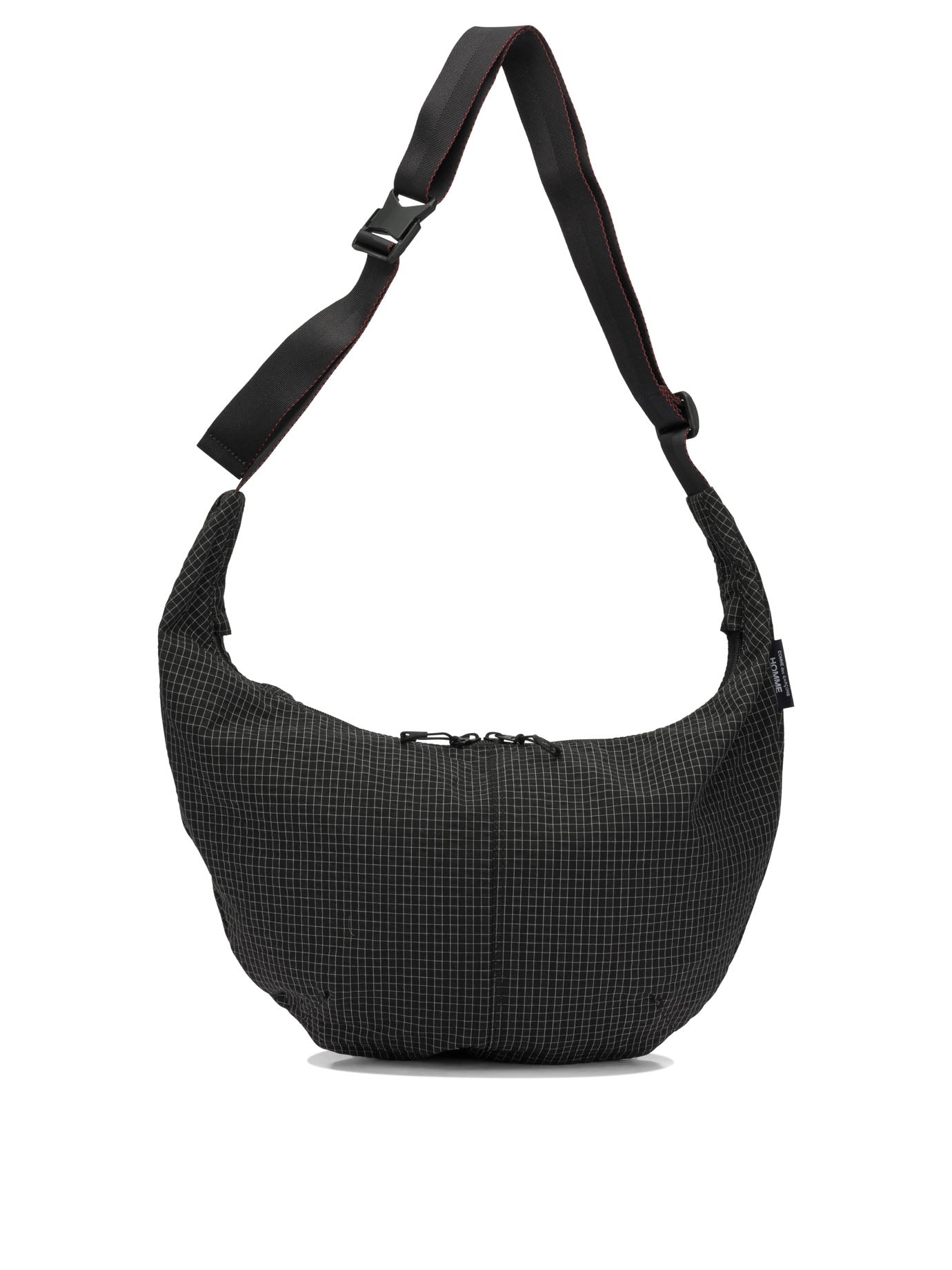 Comme Des Garçons Homme Grid Check Large Shoulder Bag