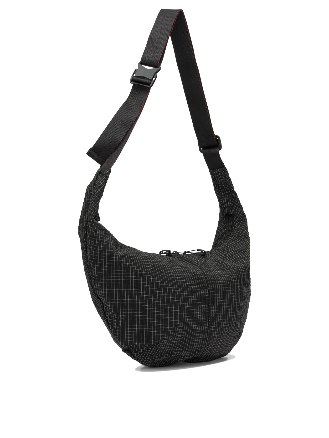 Comme Des Garçons Homme Grid Check Large Shoulder Bag