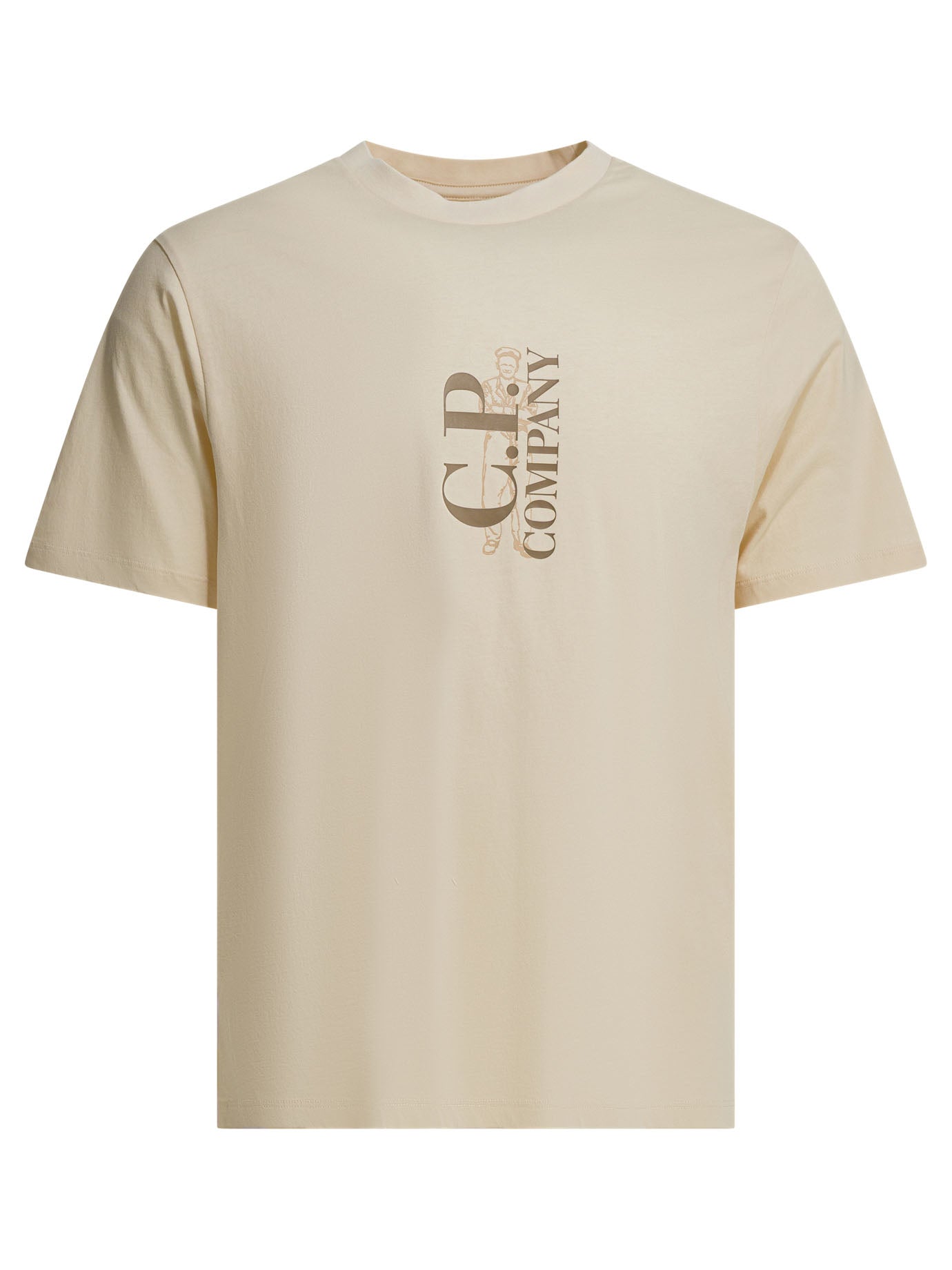 C.P. Company Crew-Neck T-Shirt With Logo