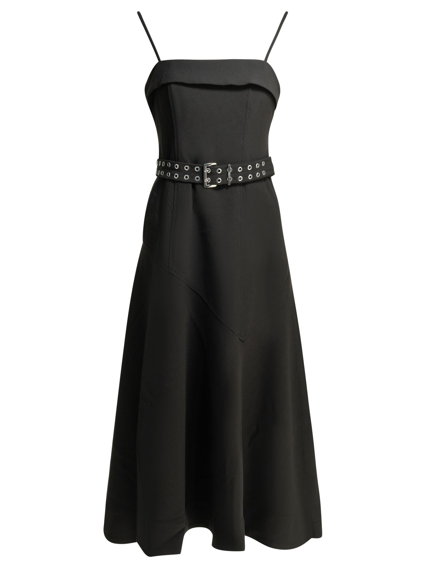 Ganni Asymmetrical Long Dress