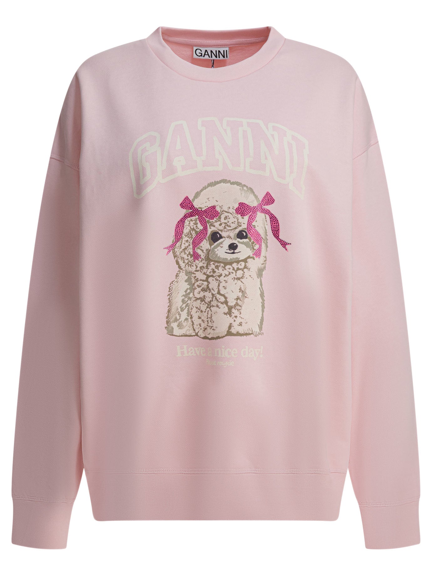 Ganni Puddle Crewneck Sweatshirt