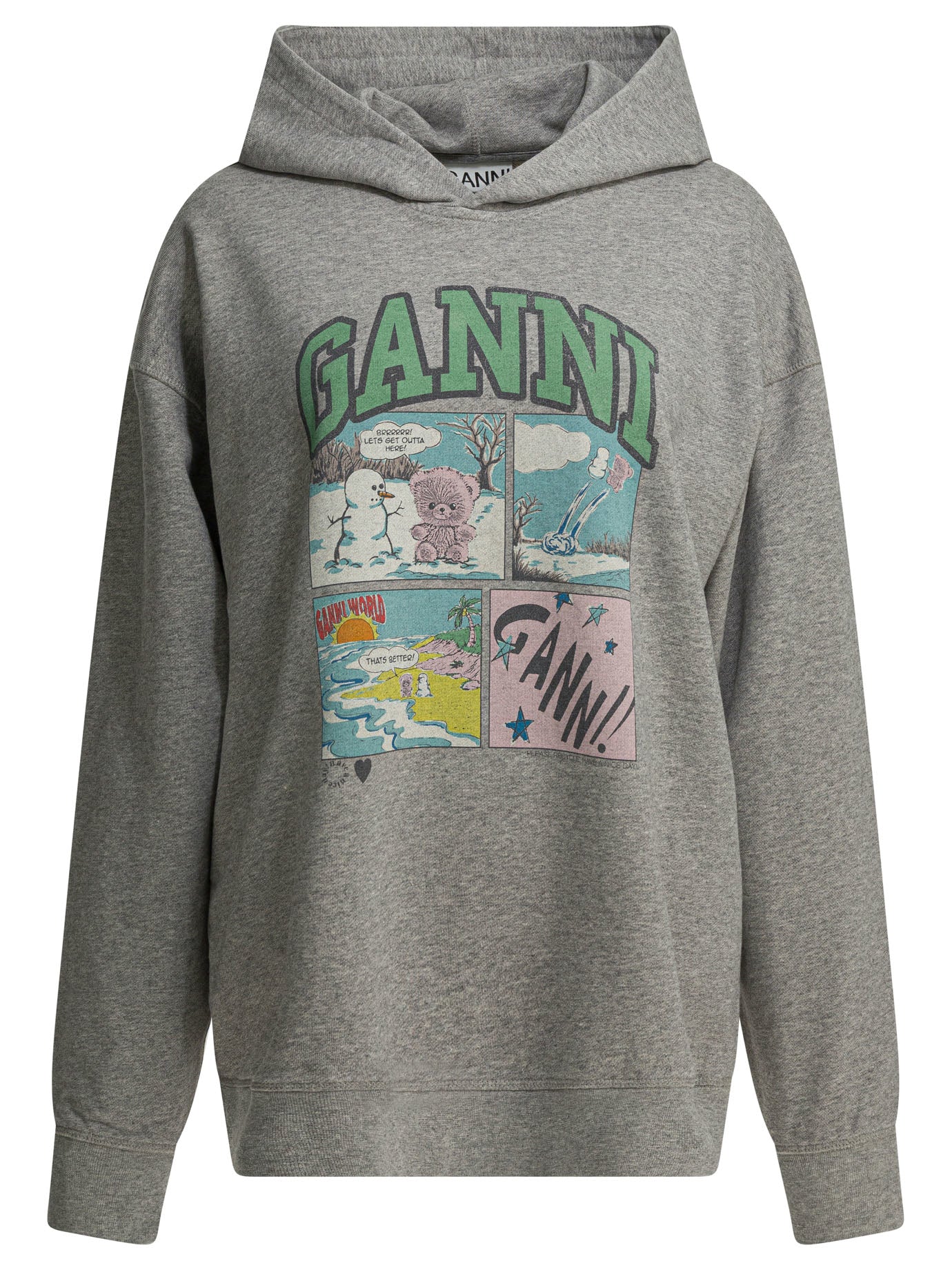 Ganni Bear Comic Hoodie