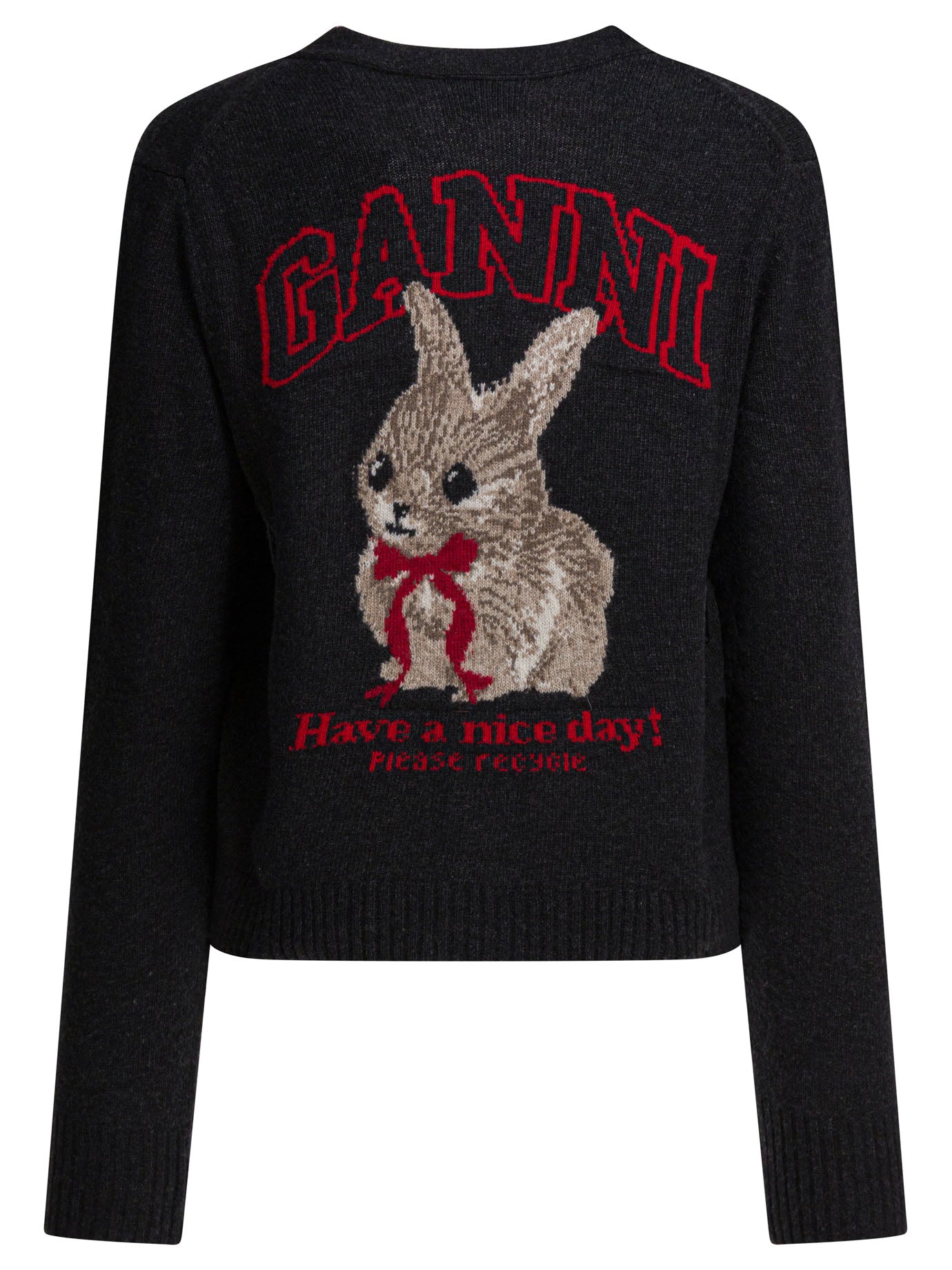 Ganni Wool Blend Cardigan