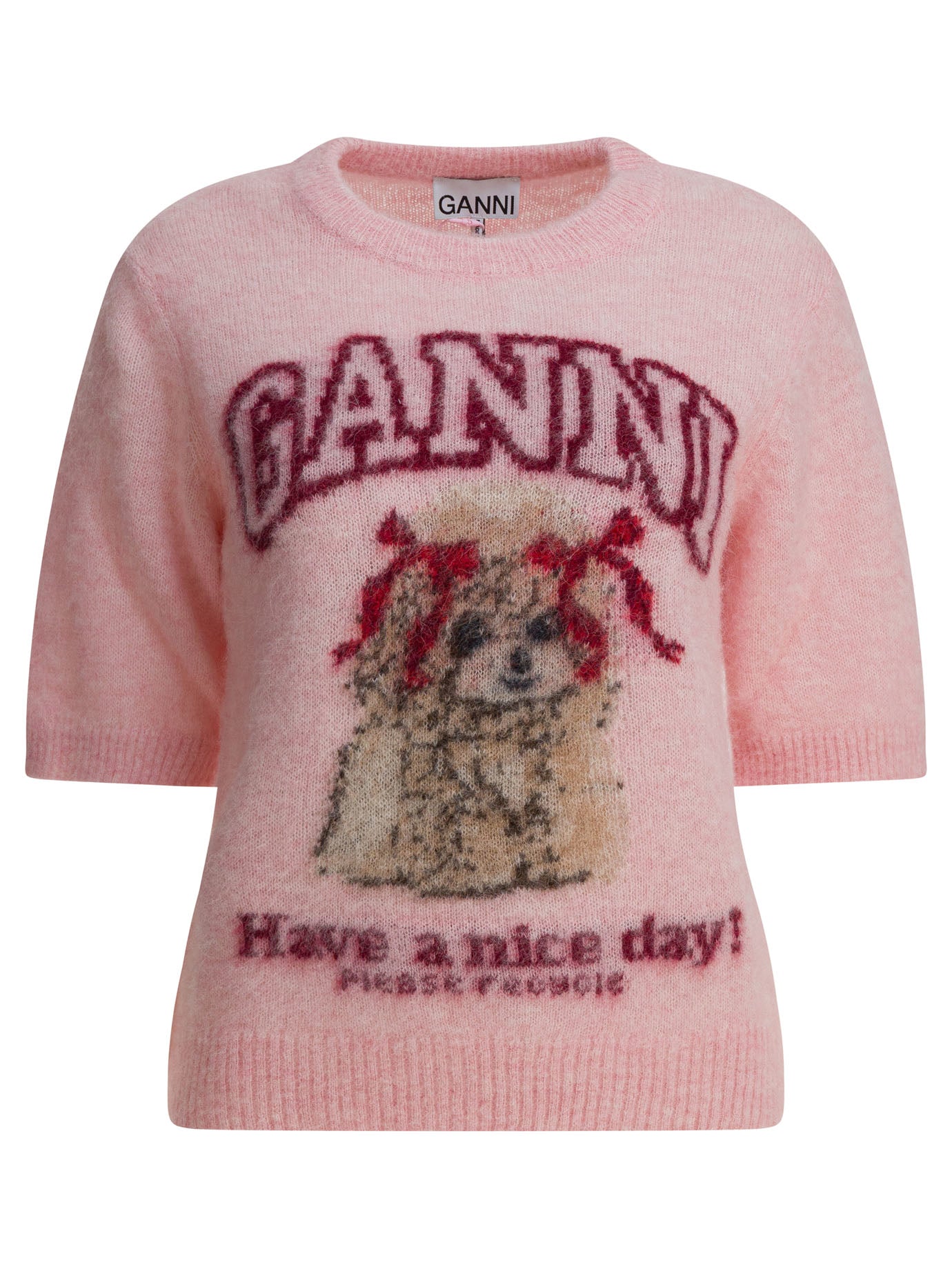 Ganni Alpaca Blend Crewneck Sweater