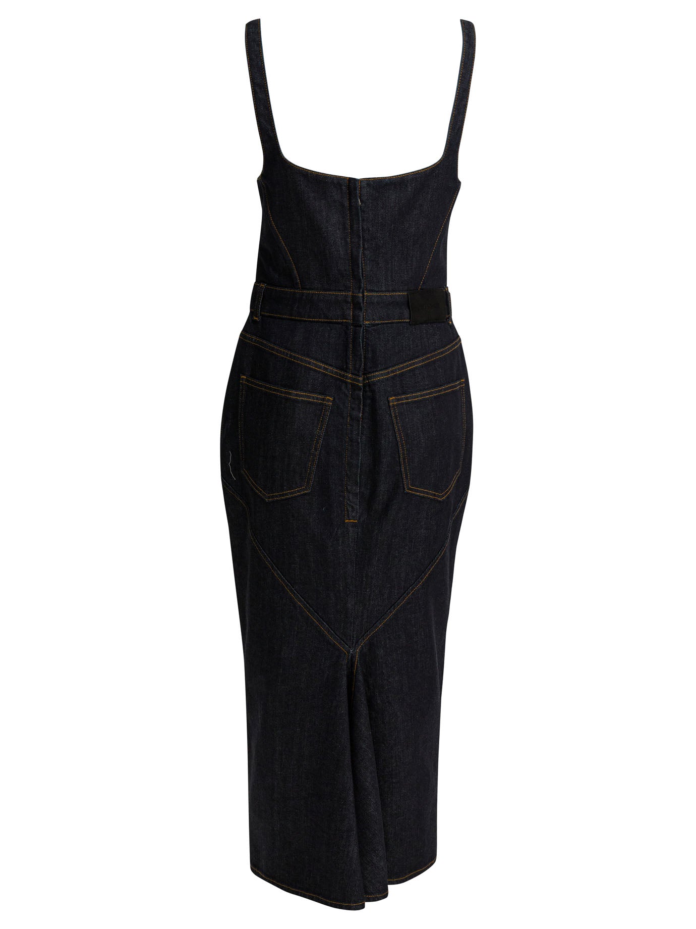 Givenchy Sheath Dress In Raw Denim