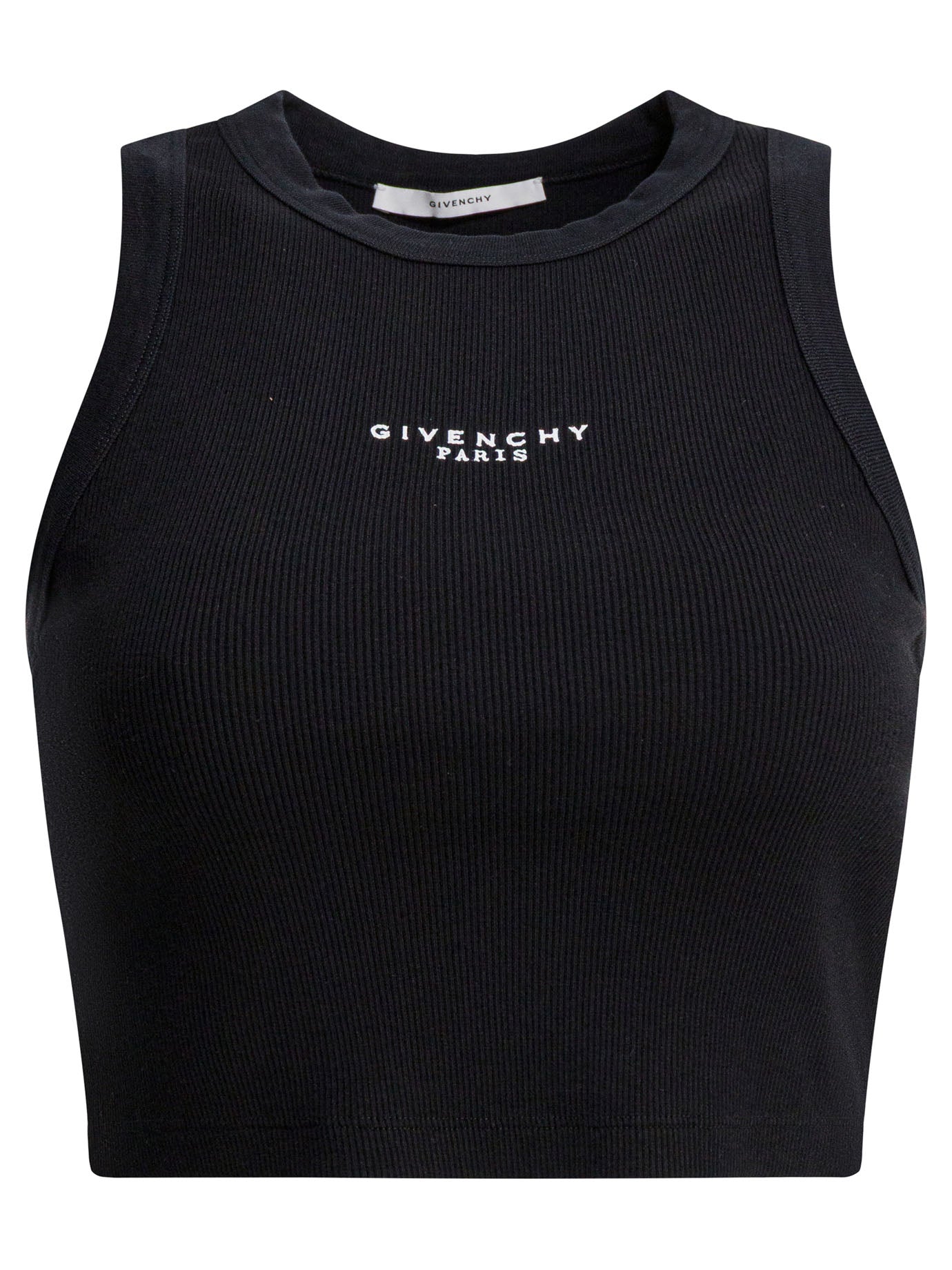 Givenchy Cropped Tank Top With Logo