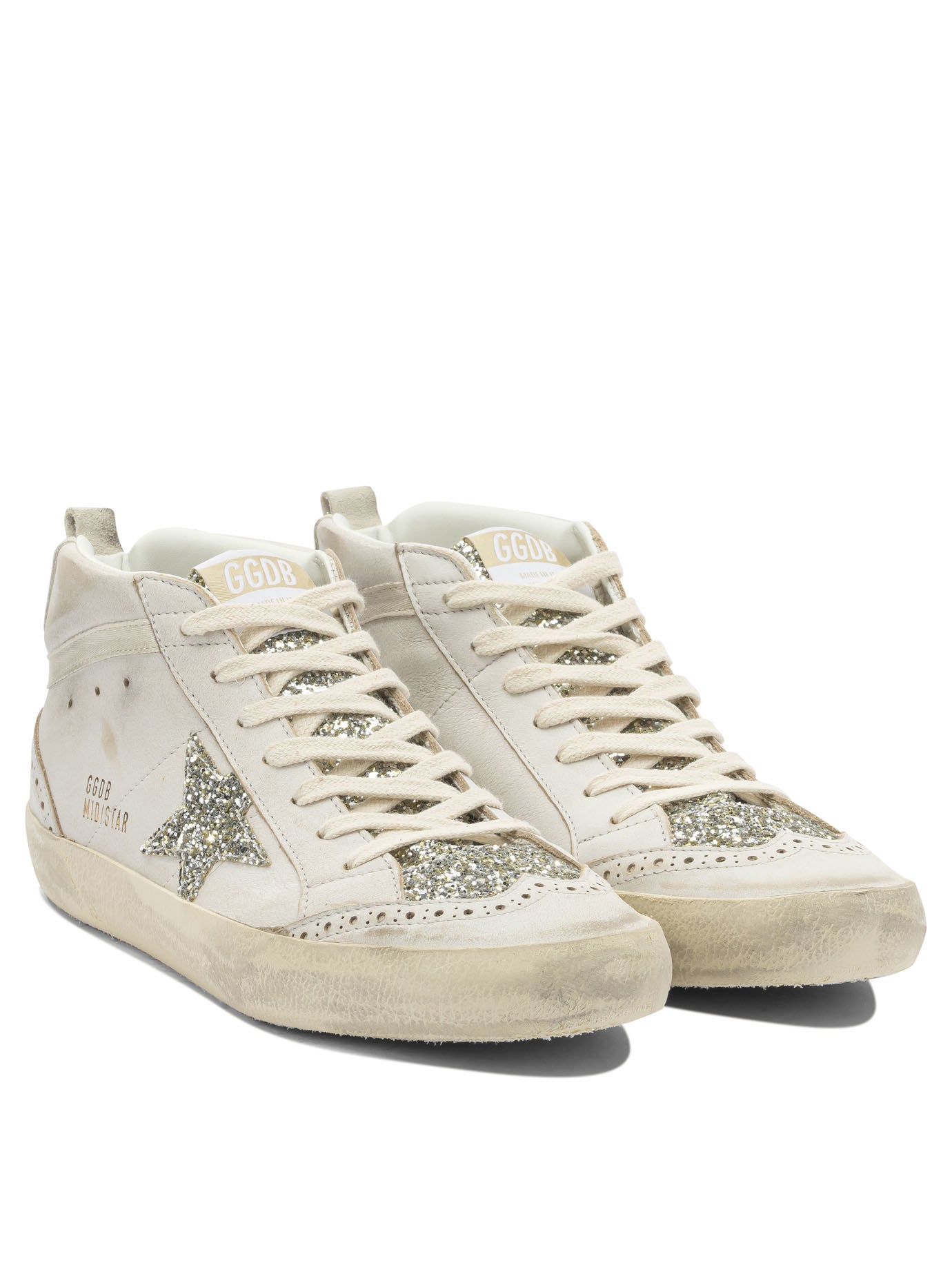 Golden Goose Mid Star High-Top Sneakers