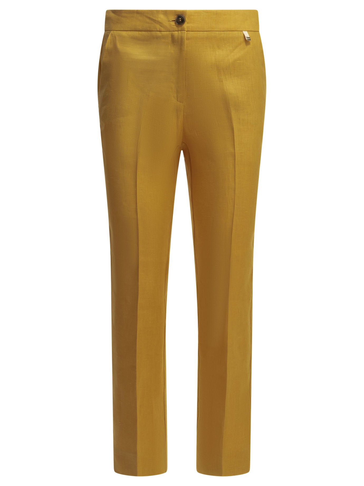 Herno Linen Tailored Pants