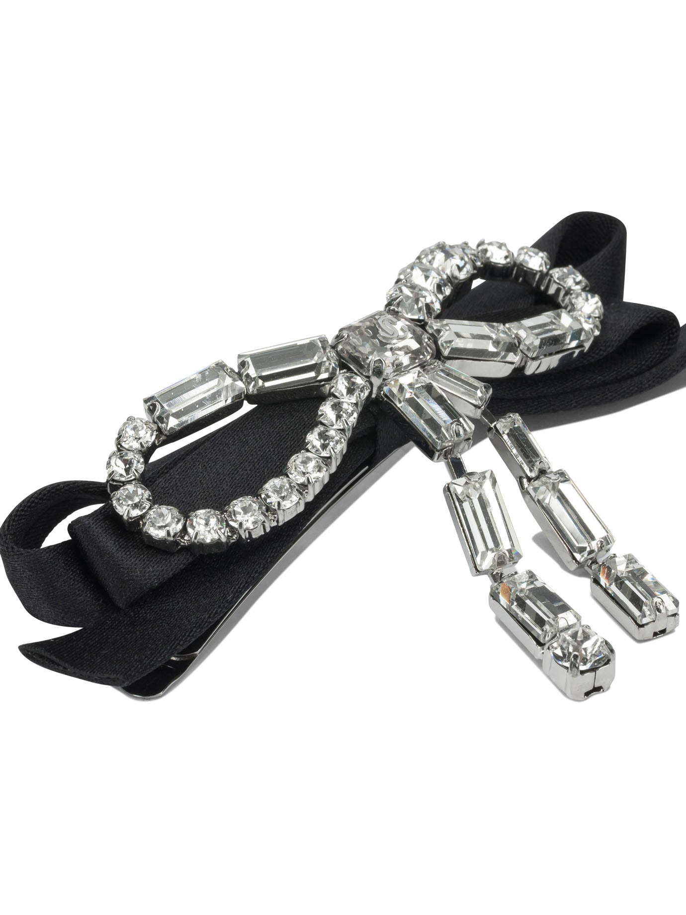 Jimmy Choo Crystal Bow Hair Clip